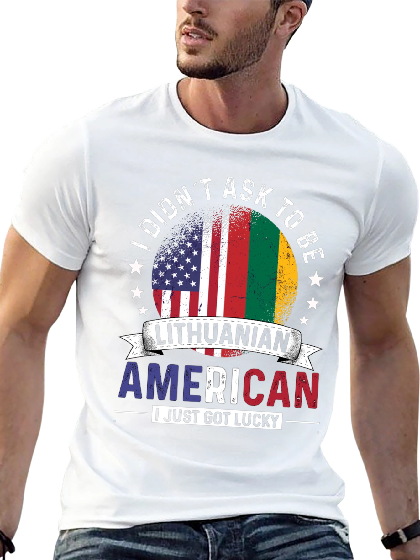 Lithuanian American Flag Pride T-Shirt