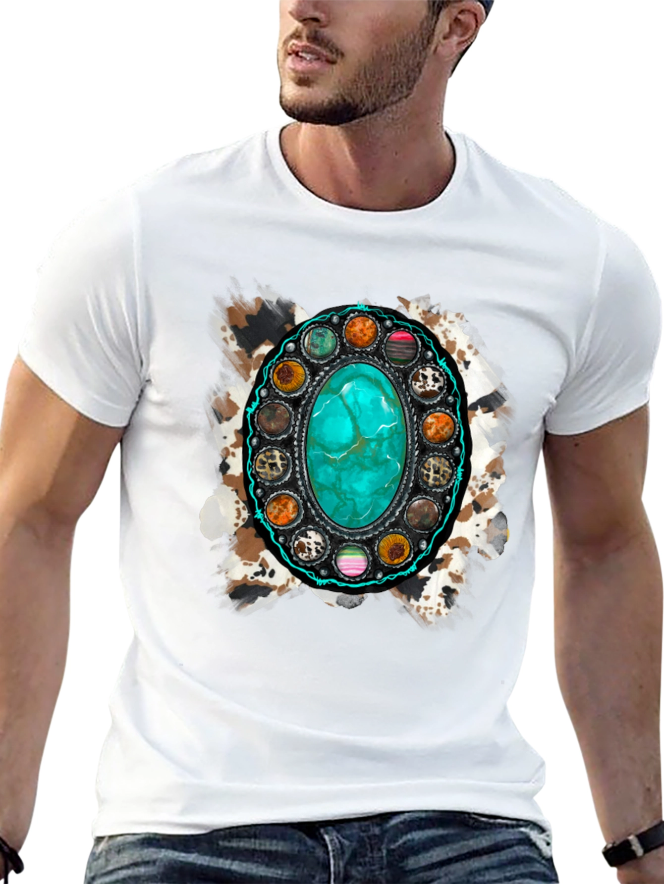 Turquoise Stone Graphic Tee