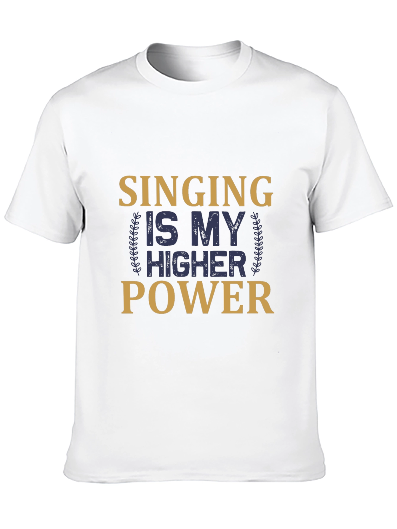 Singing is My Higher Power Black T-Shirt