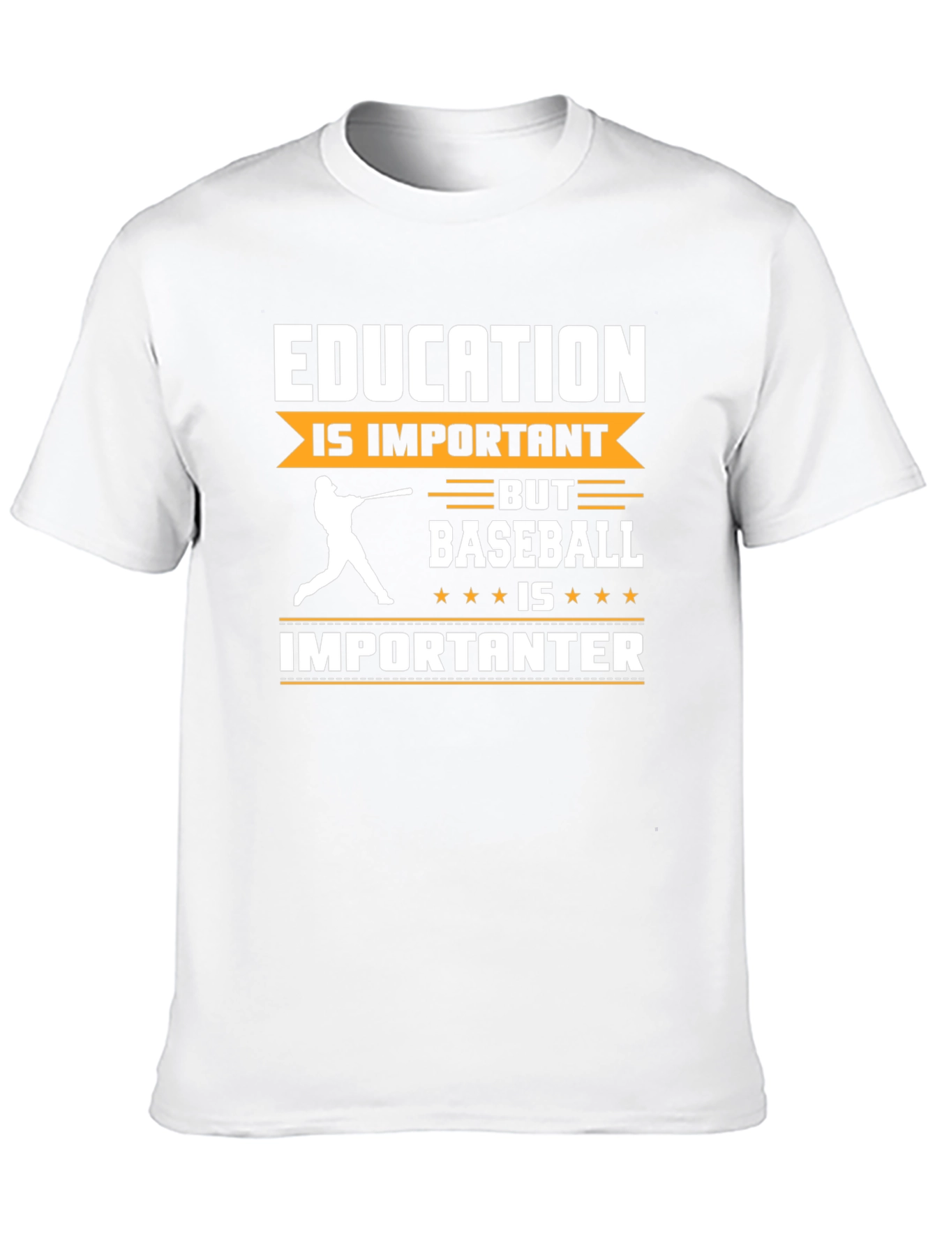 Education Important? Baseball Importanter Funny Graphic Tee