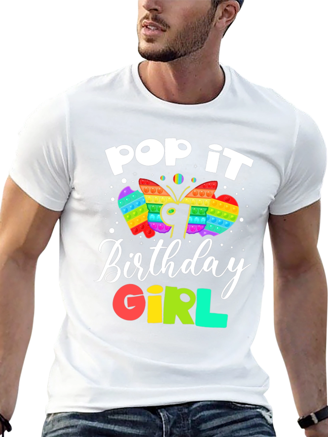Pop It Birthday Girl T-Shirt