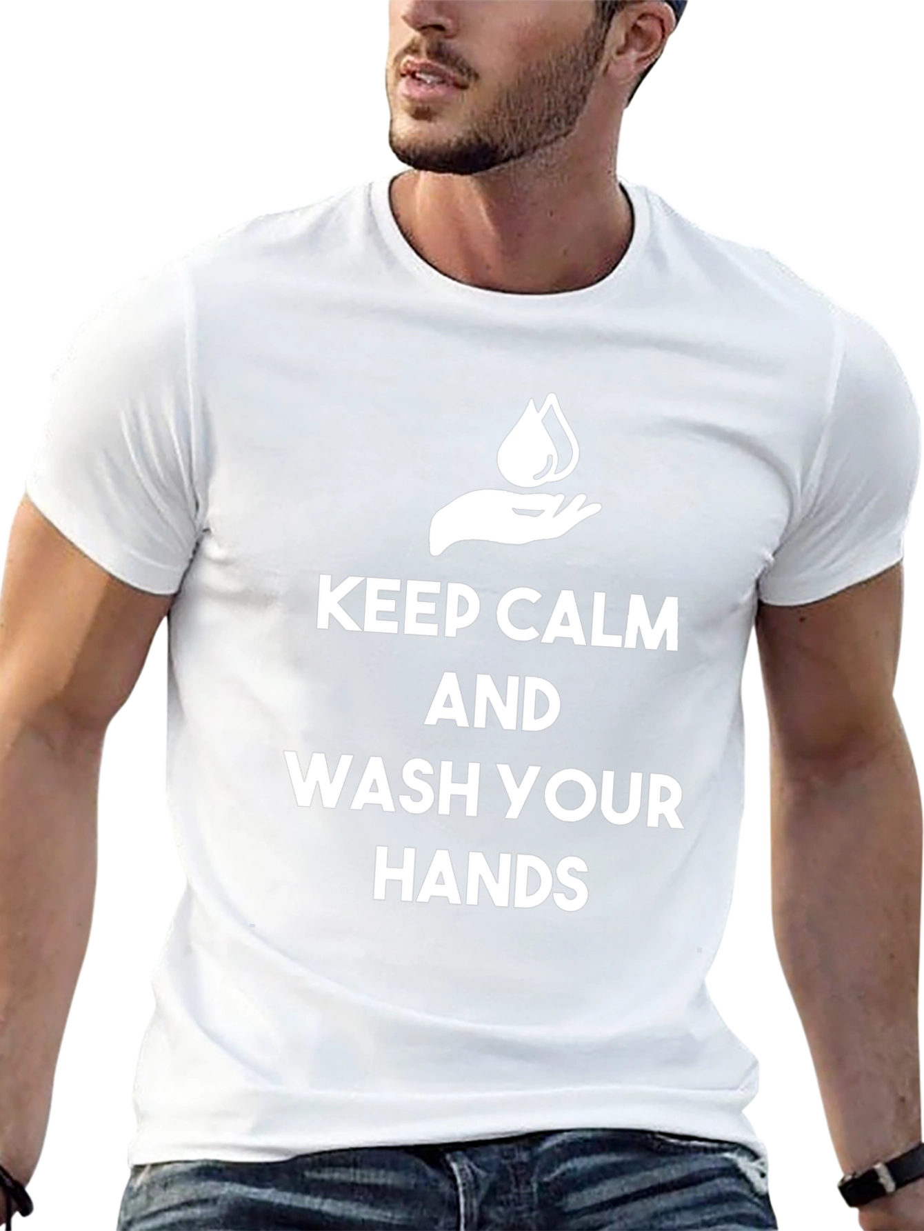Keep Calm and Wash Your Hands Tee