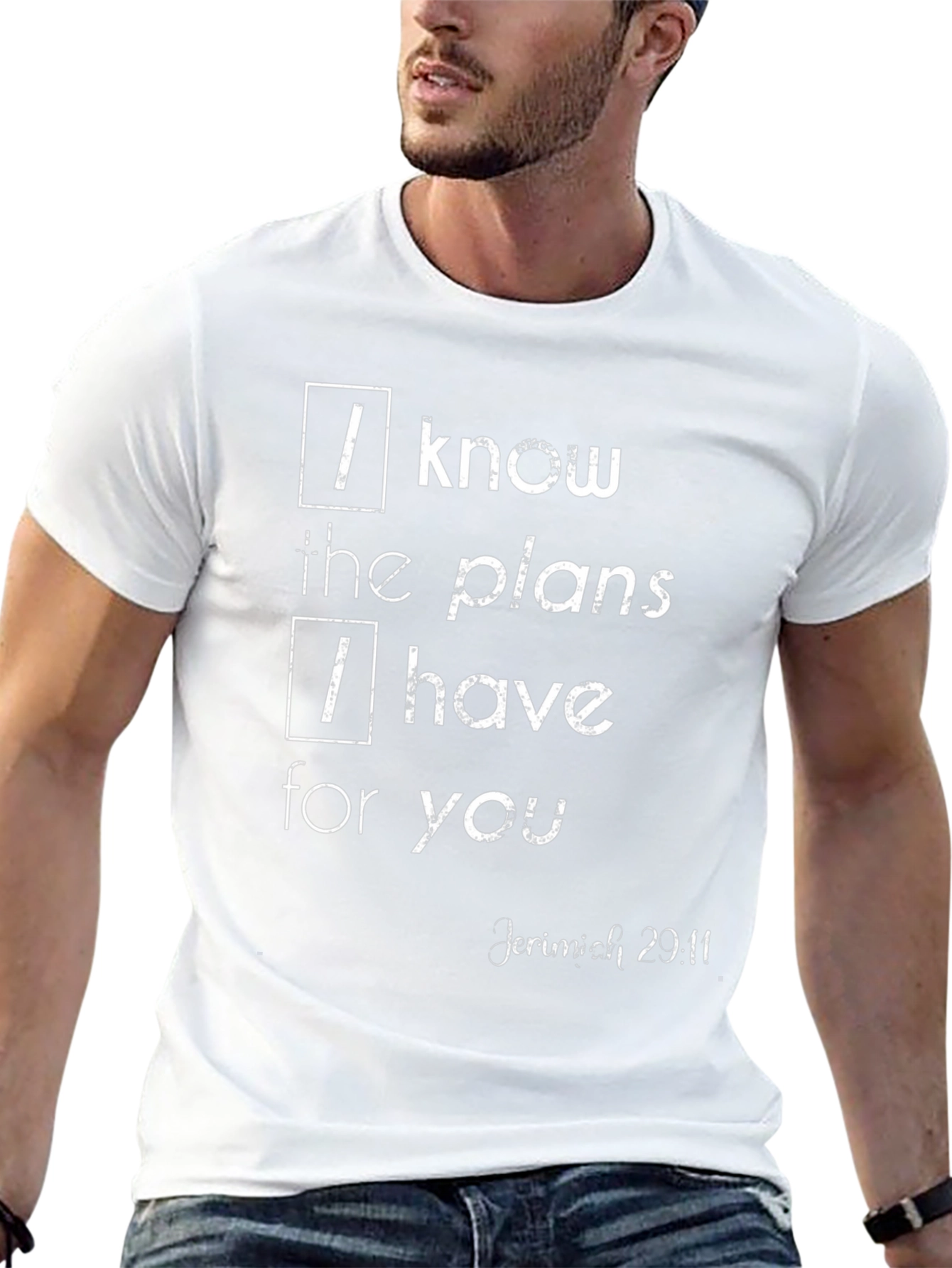 I Know the Plans T-Shirt Jeremiah 29:11 Christian Apparel