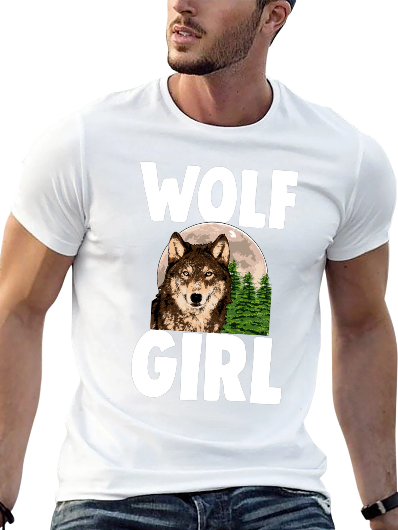 Wolf Girl Graphic T-Shirt