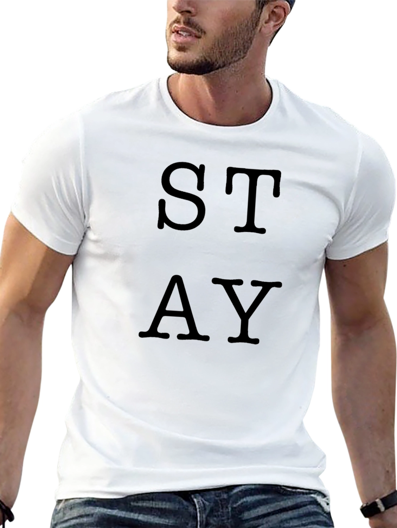 STAY Graphic T-Shirt - Stylish Comfort