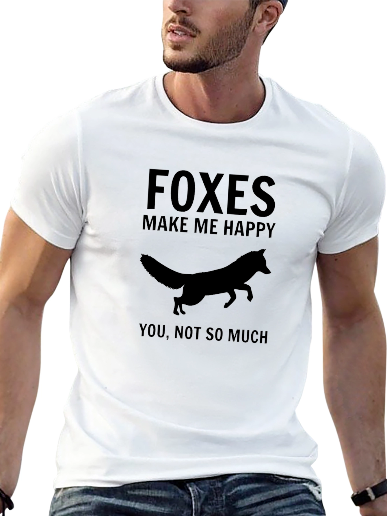 Foxes Make Me Happy T-Shirt - Unisex