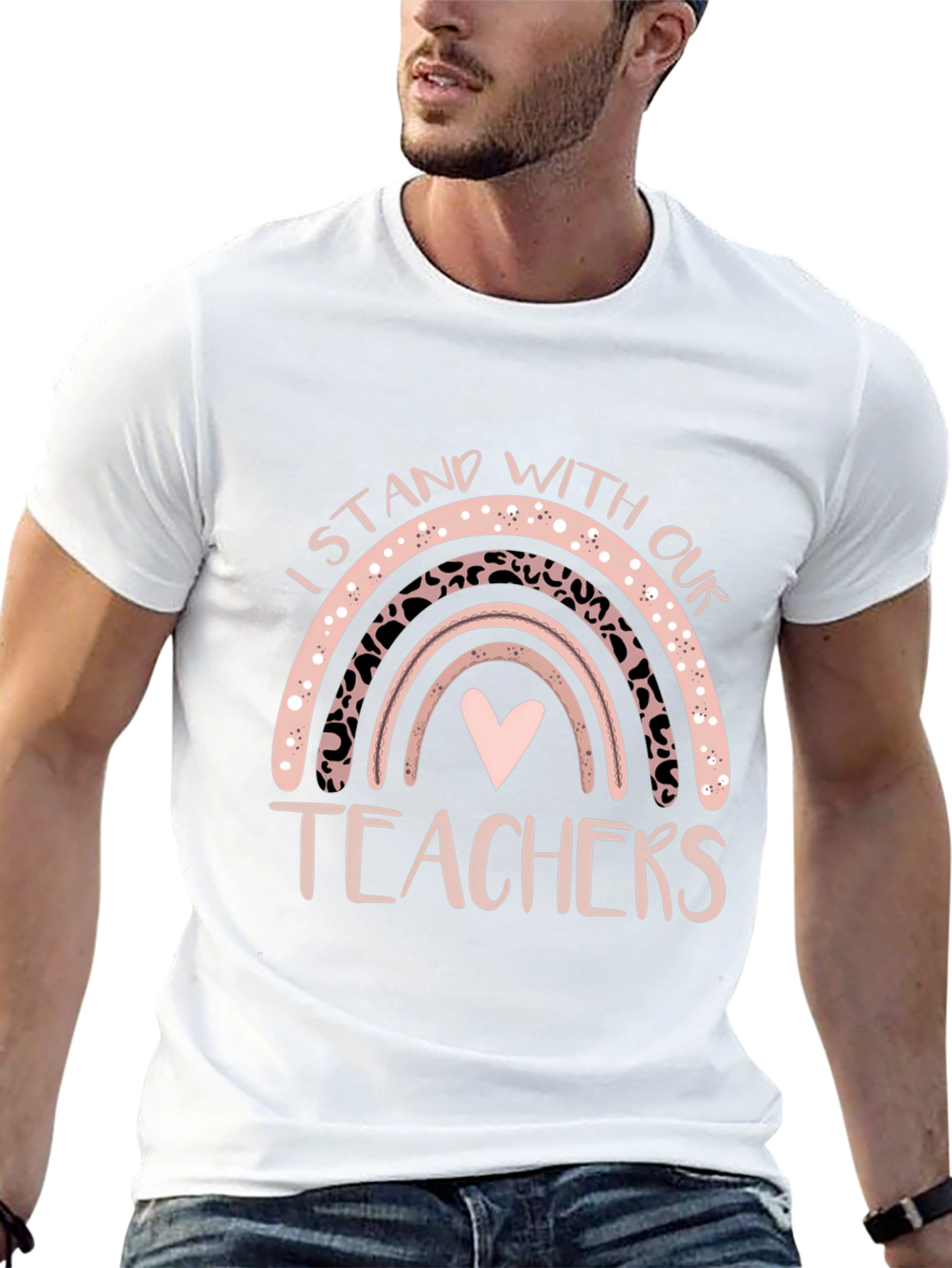I Stand With Our Teachers Graphic Tee
