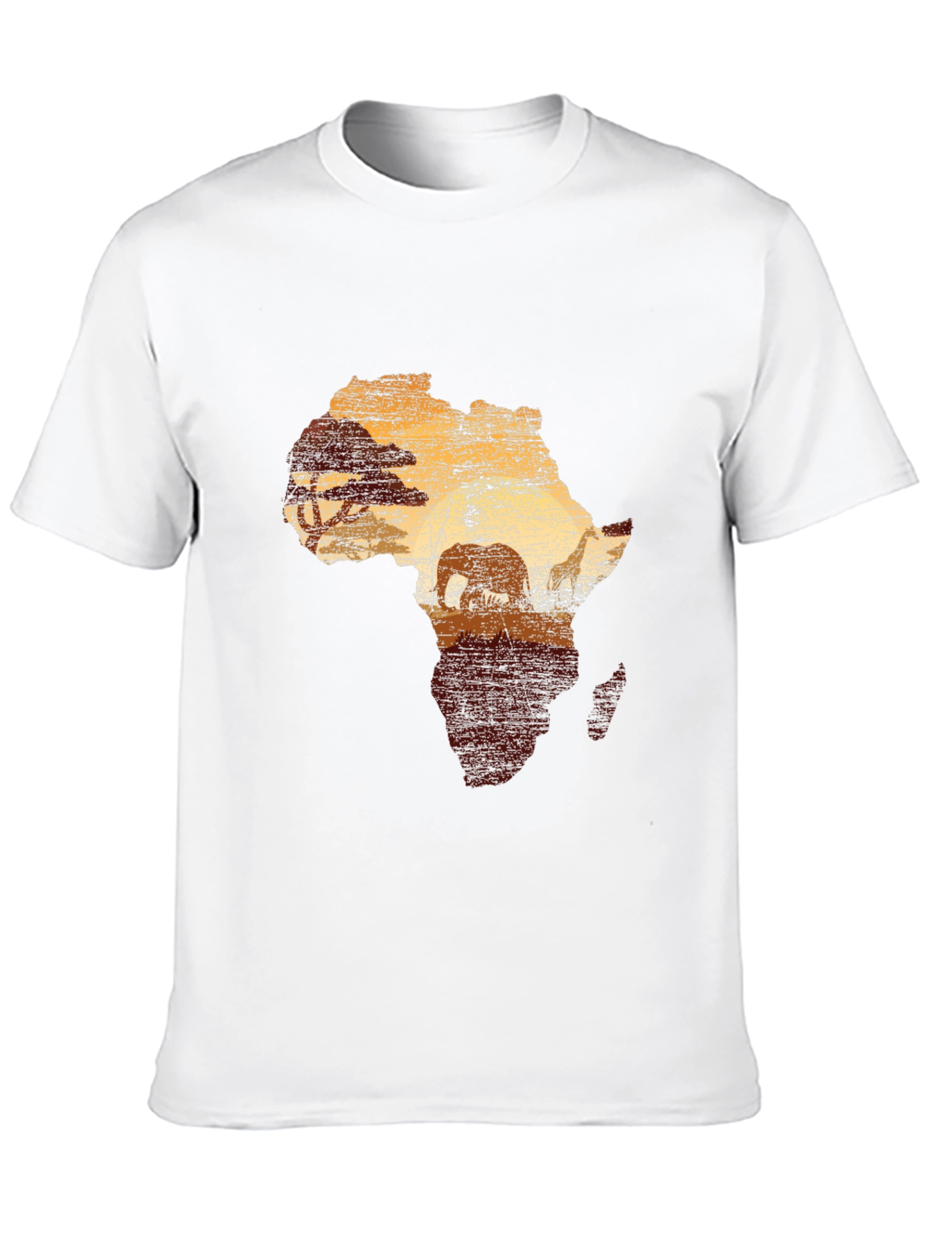 Africa Silhouette Graphic T-Shirt