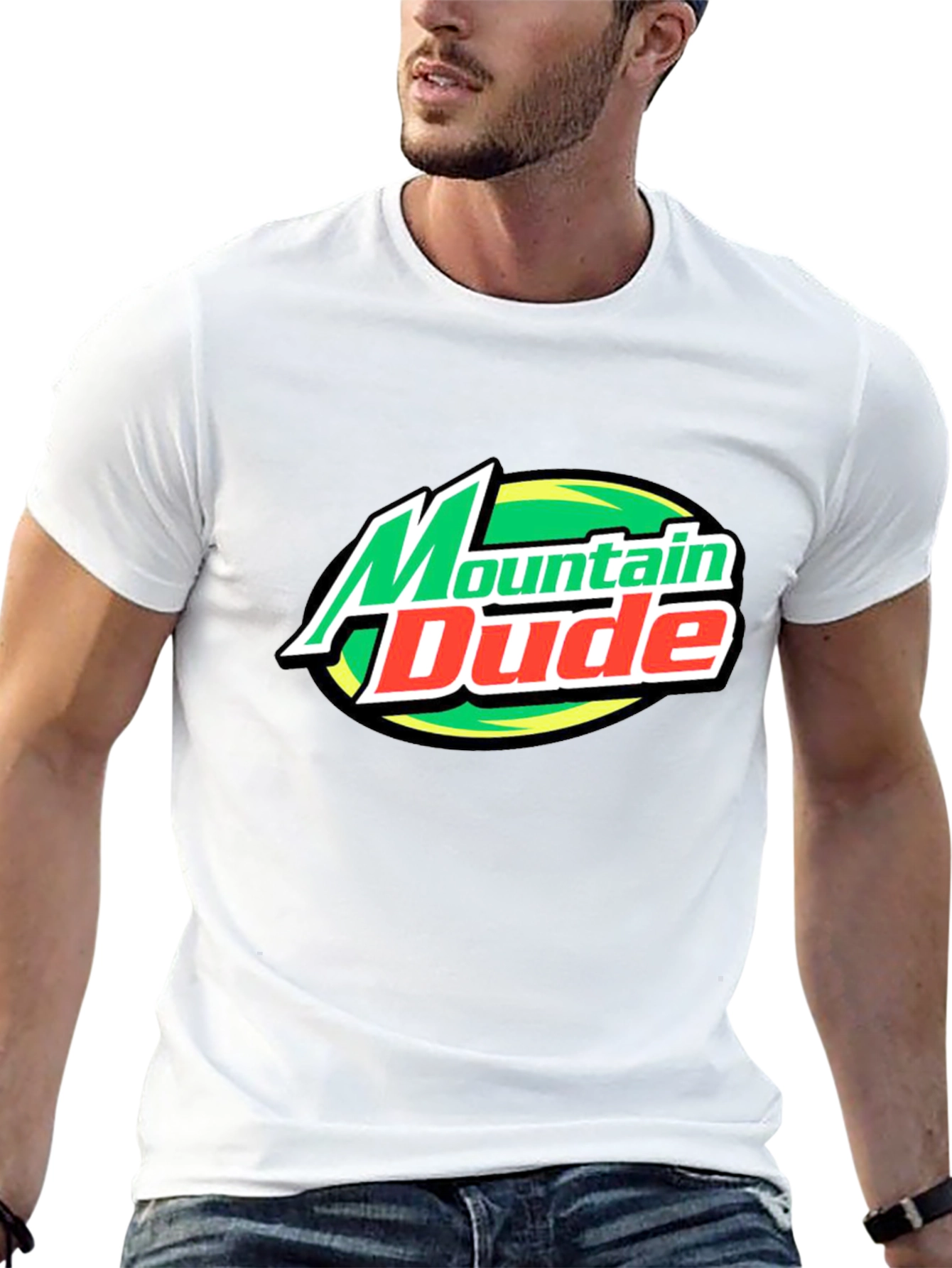 Mountain Dude Black T-Shirt