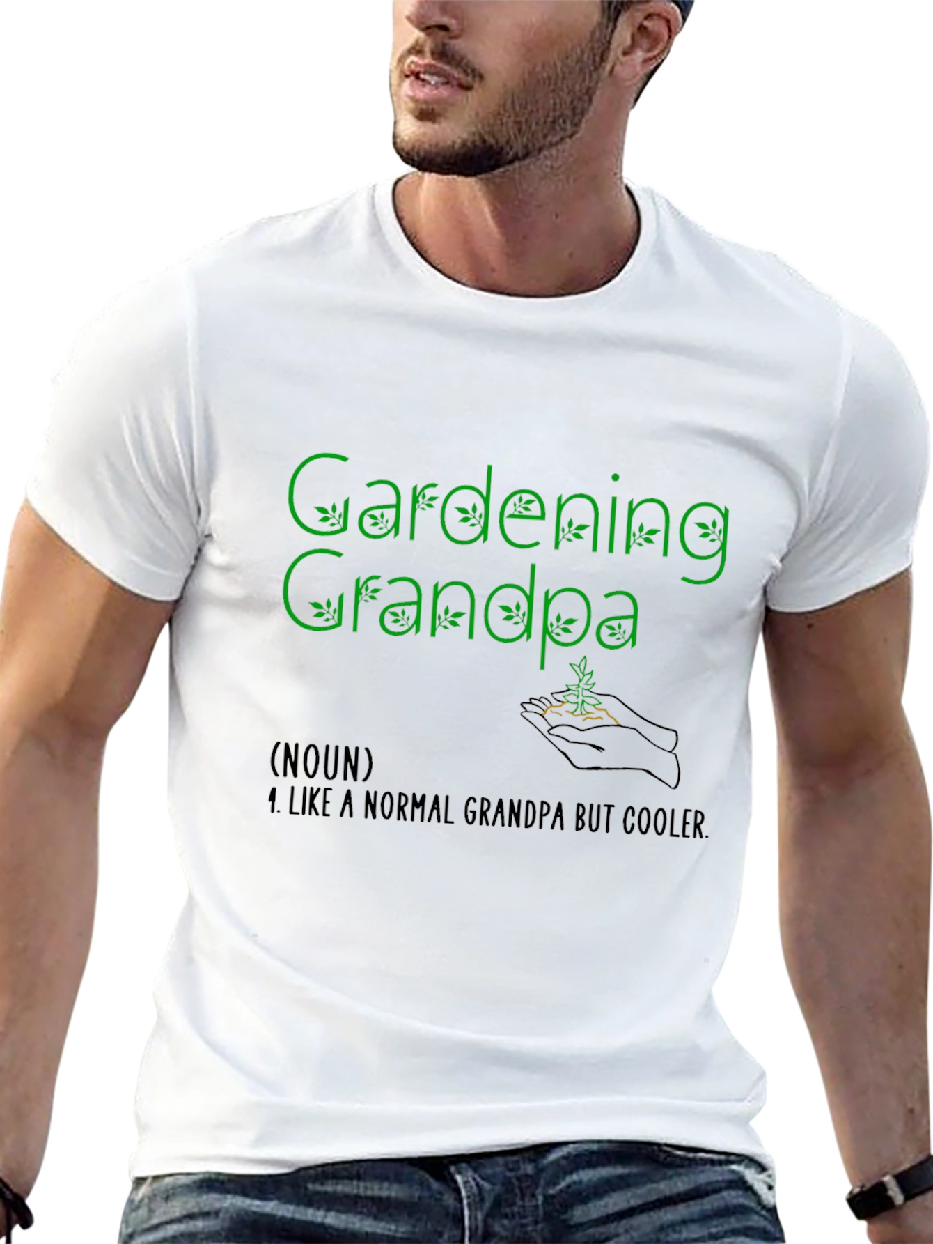 Gardening Grandpa T-Shirt - Cool Grandpa Tee
