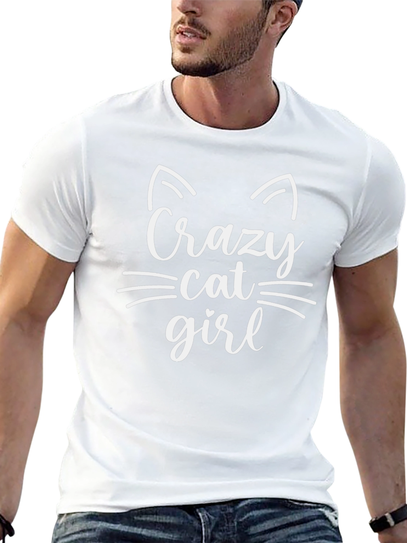 Crazy Cat Girl T-Shirt