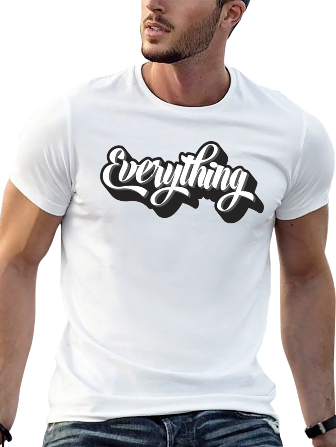 Everything T-Shirt - Black Crew Neck Tee