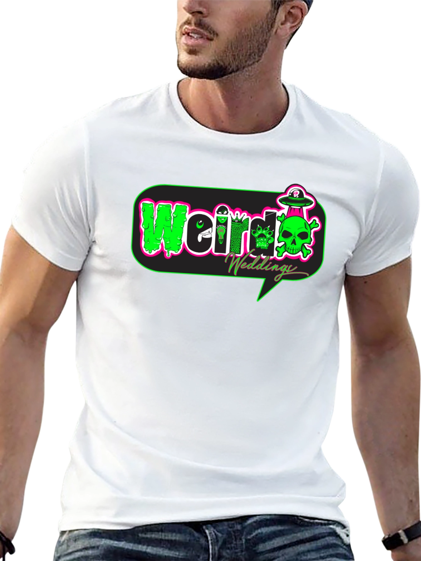 Weird Weddings Black Graphic Tee