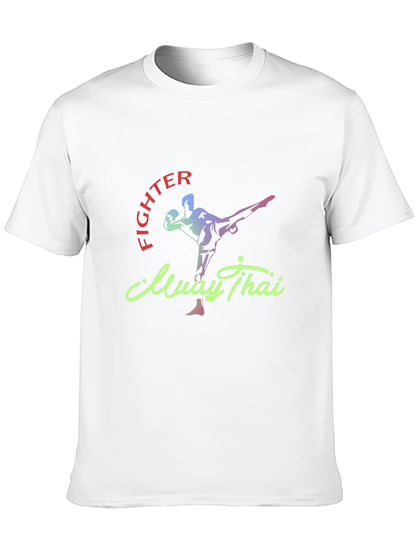 Muay Thai Fighter Graphic Tee - Martial Arts T-Shirt