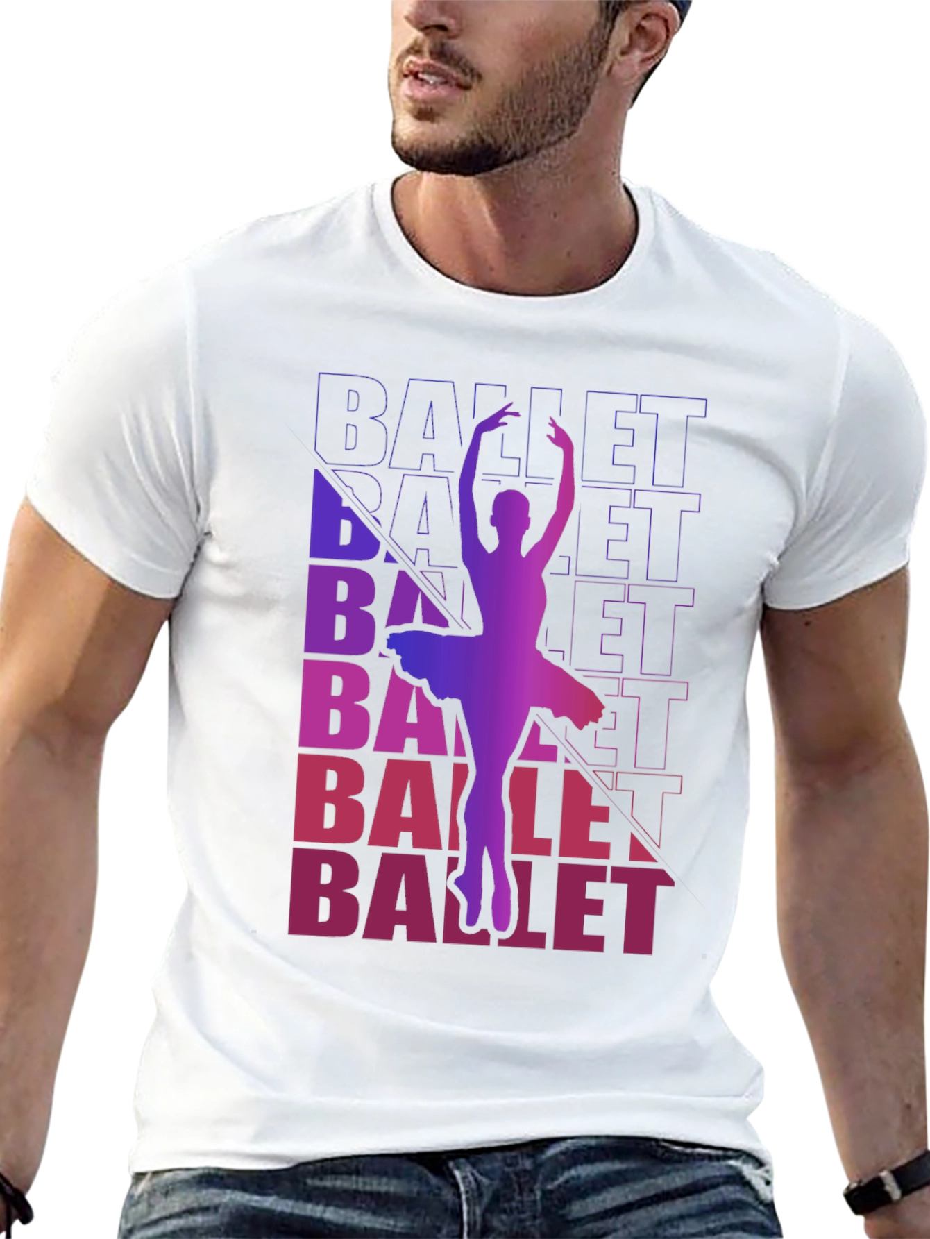 Ballet Dancer Graphic Tee - Stylish Dance Lover Shirt