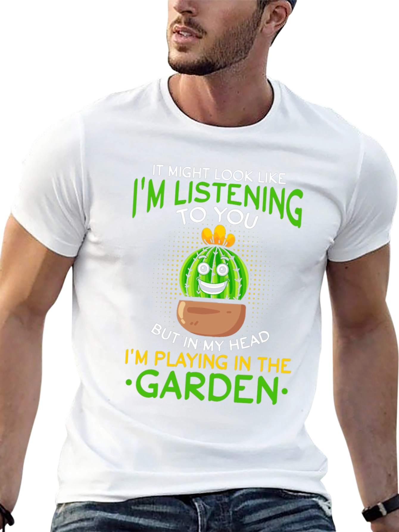 Funny Cactus Garden T-Shirt