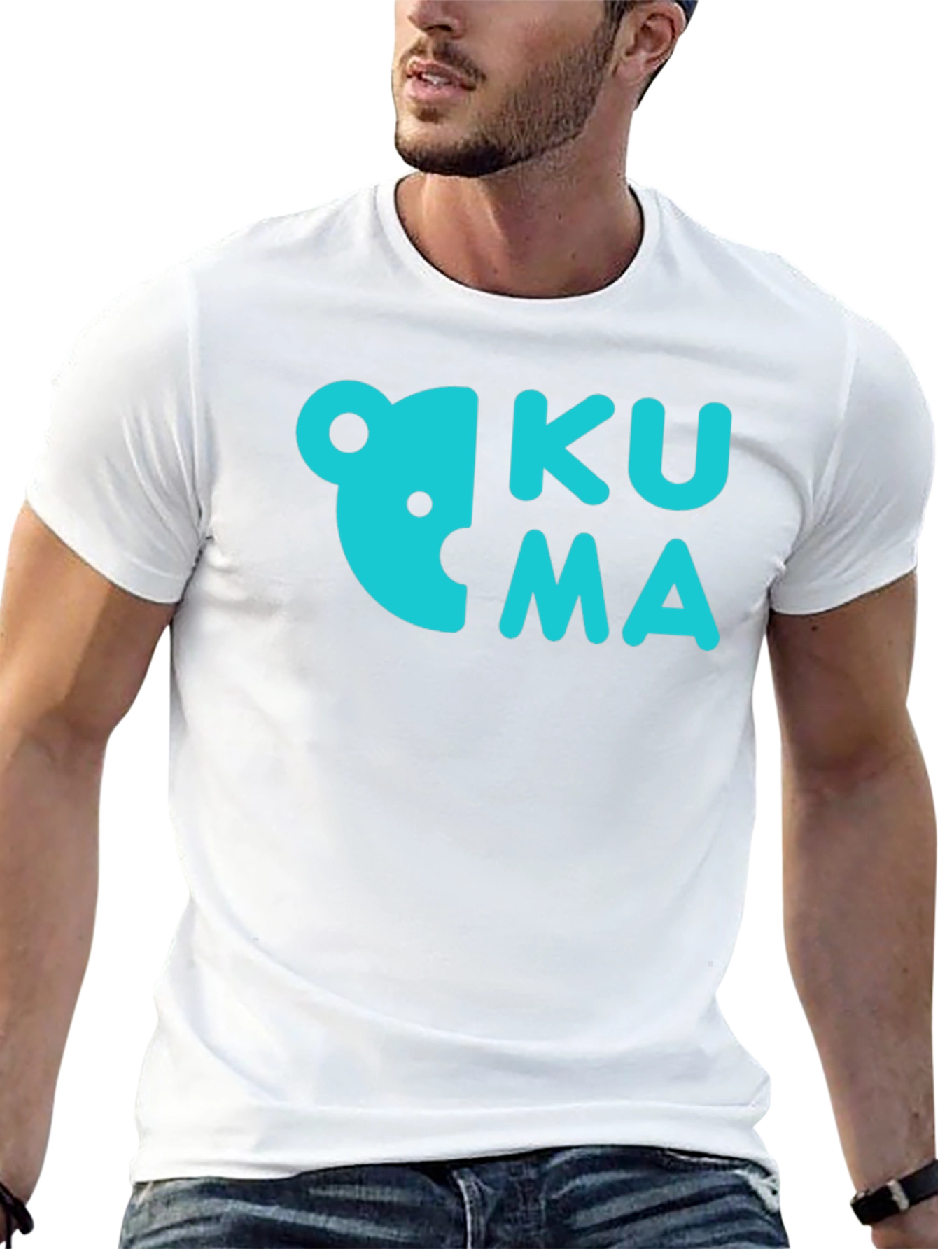 Kuma Bear Graphic T-Shirt - Casual Comfort Tee