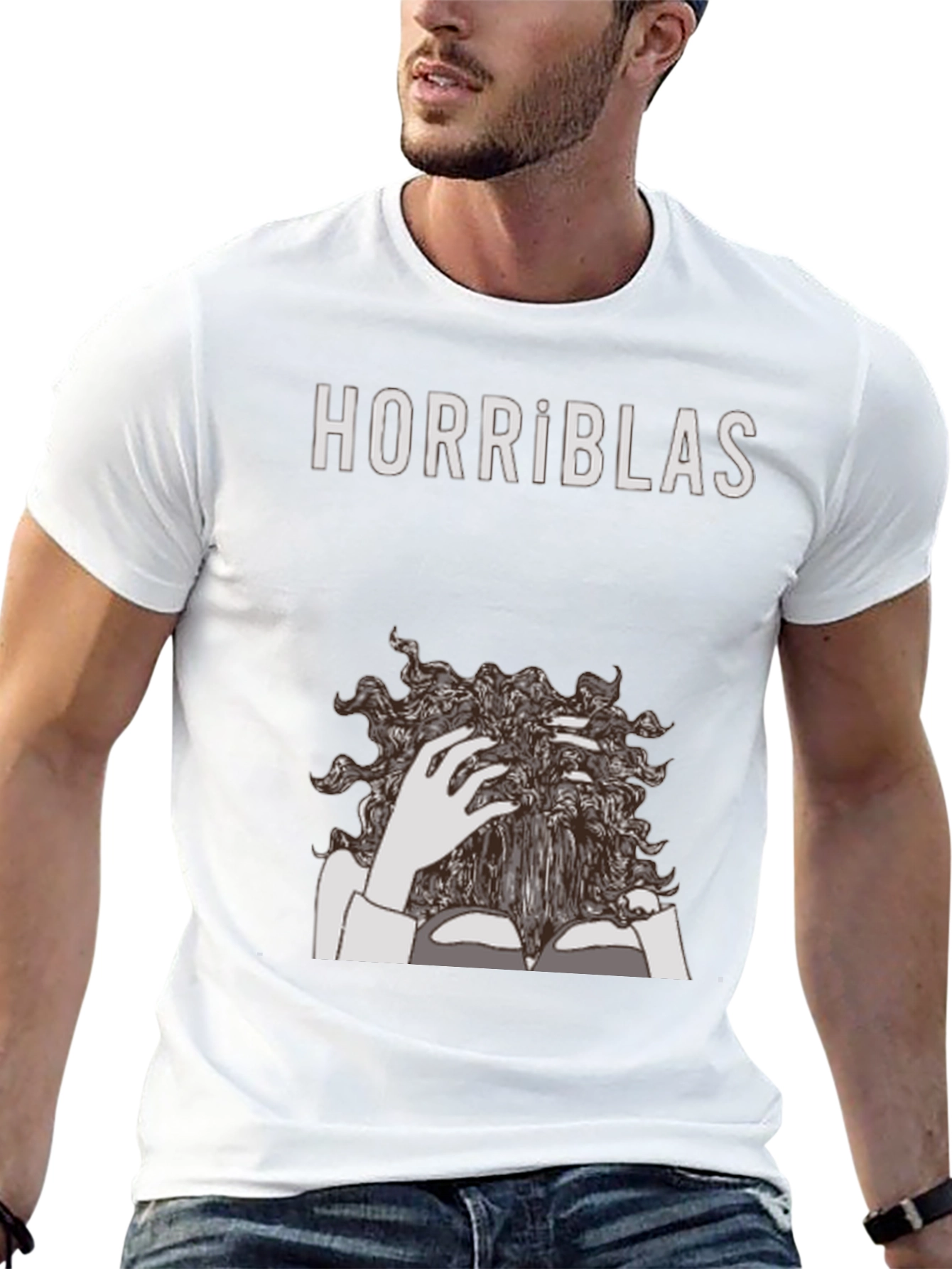 Horriblas Graphic T-Shirt - Unisex Black Tee