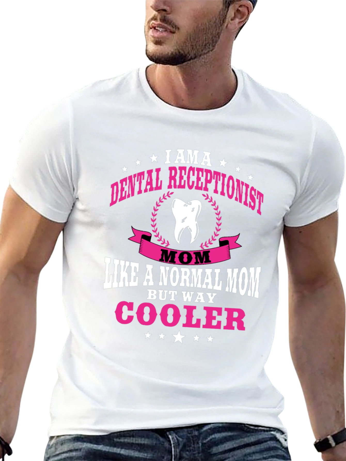 Dental Receptionist Mom T-Shirt - Way Cooler!