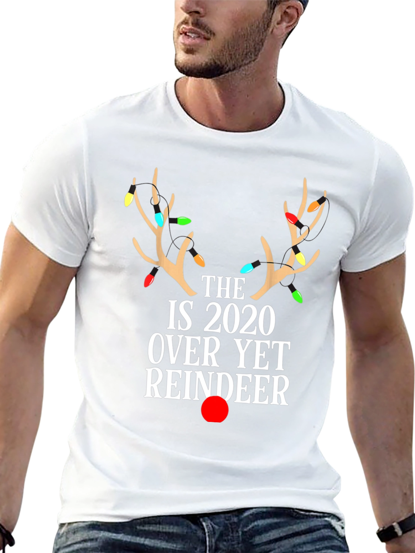 Funny 2020 Reindeer Christmas T-Shirt