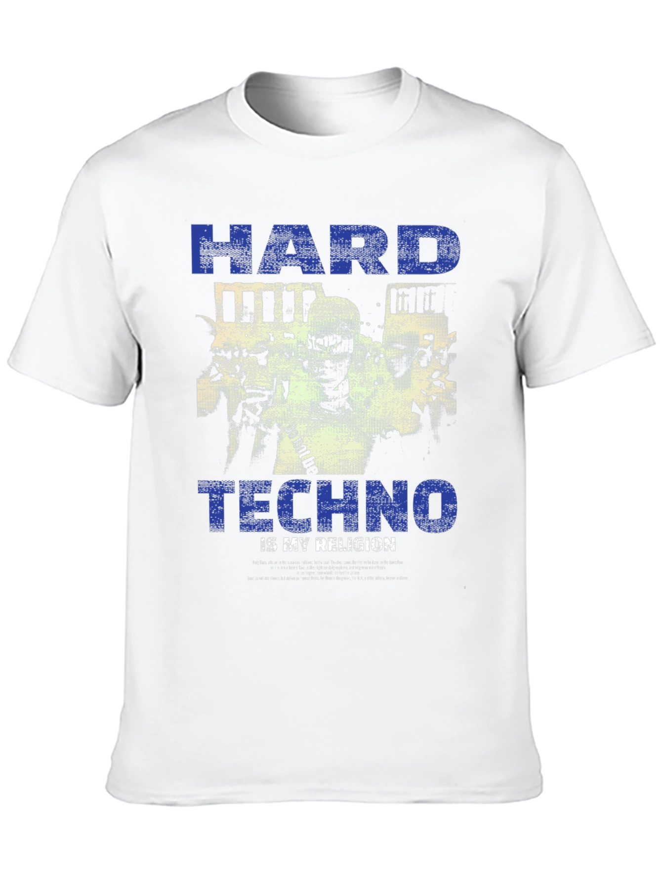 Hard Techno is My Religion Black Graphic T-Shirt