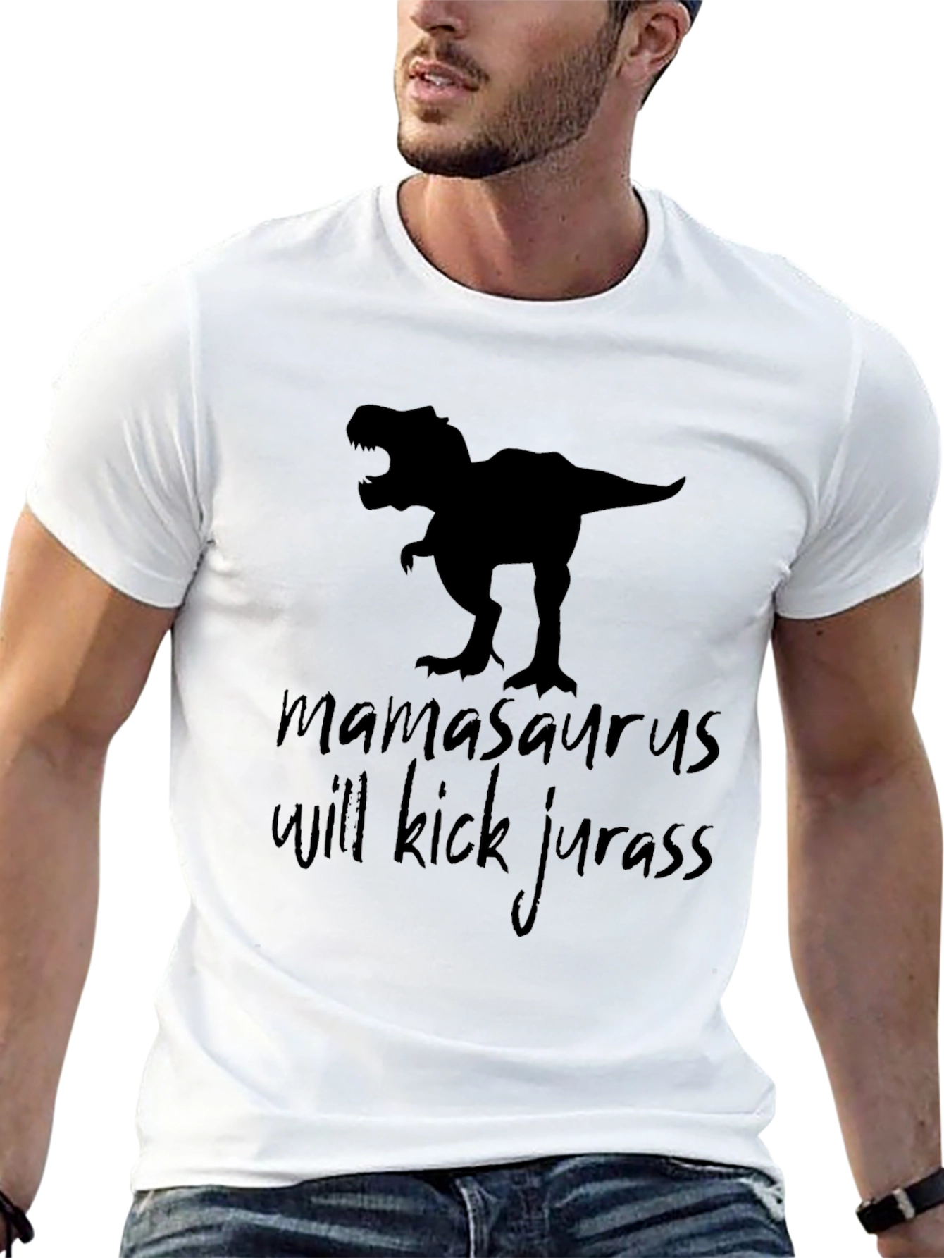Mamasaurus Will Kick Jurass Graphic Tee