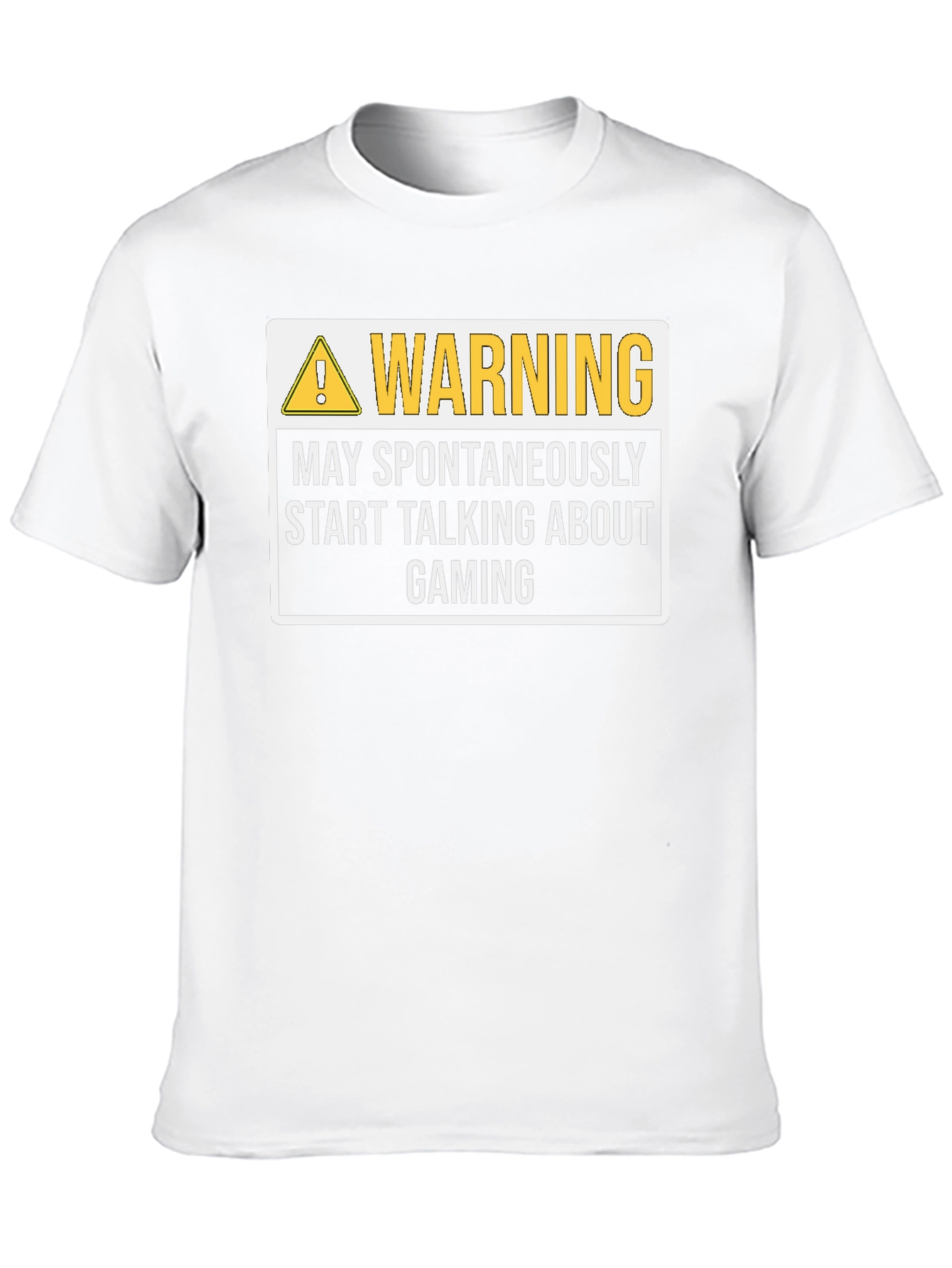 Warning May Spontaneously Start Talking About Gaming T-Shirt