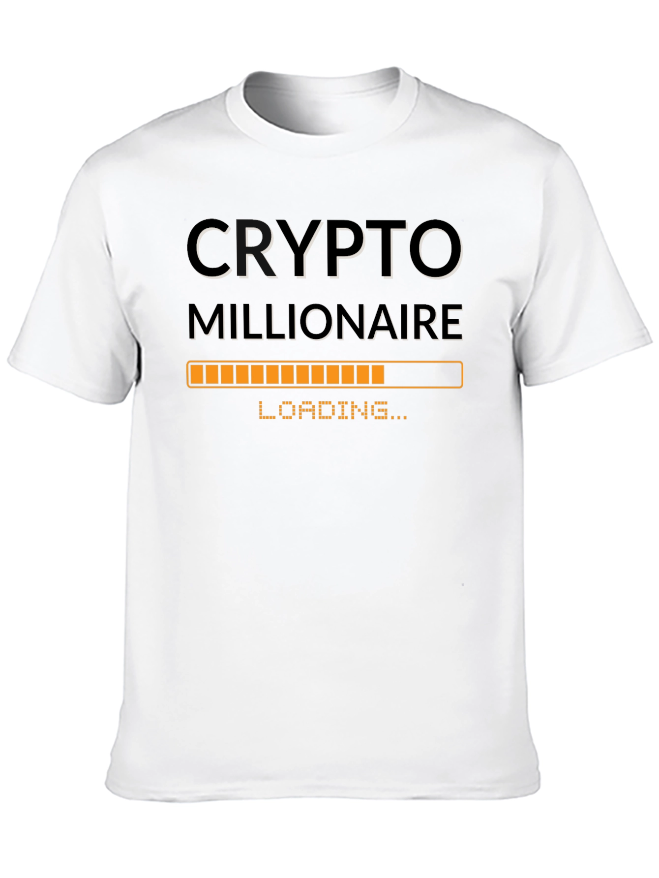 Crypto Millionaire Loading T-Shirt - Black