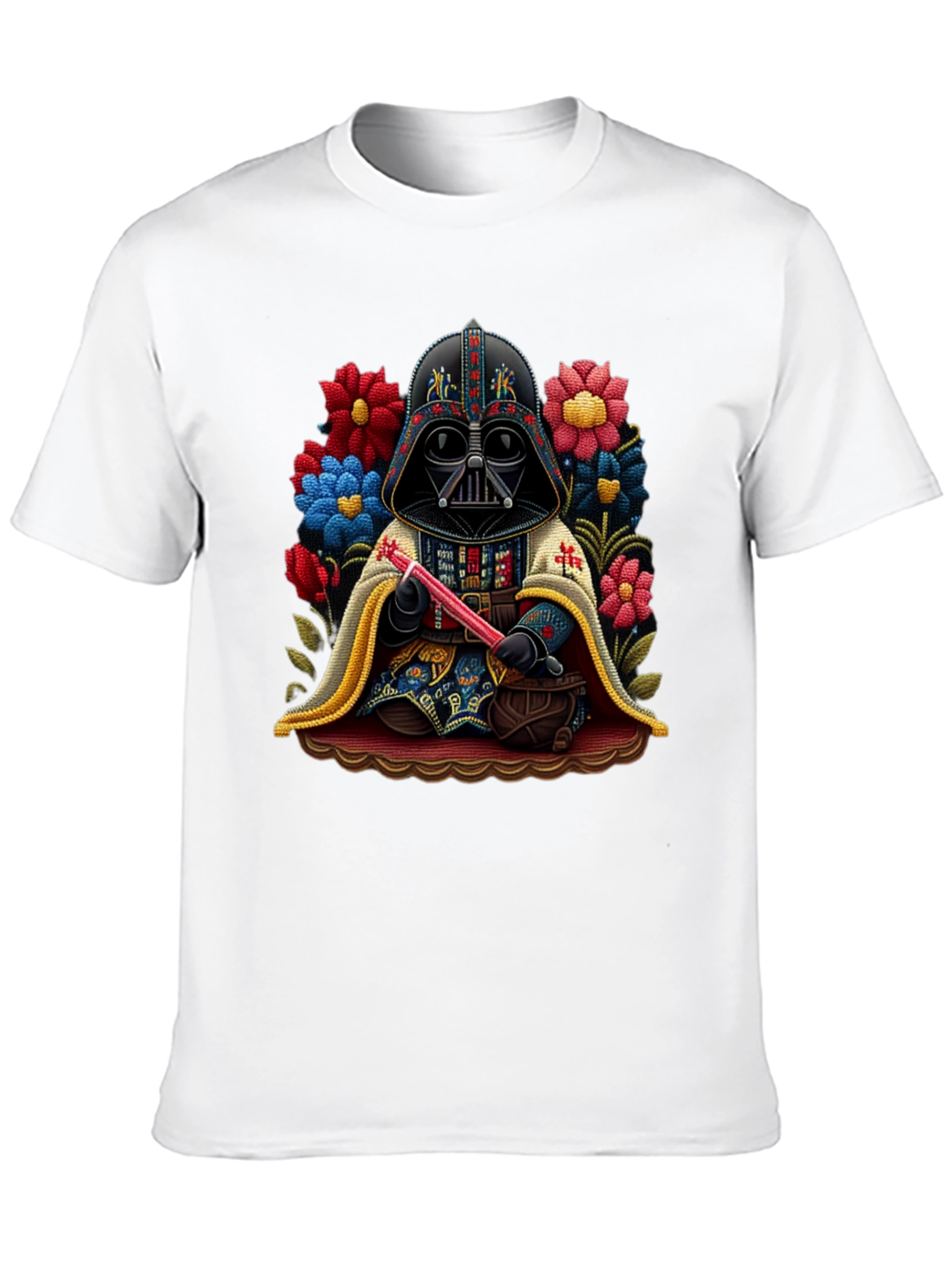 Darth Vader Floral Graphic Tee