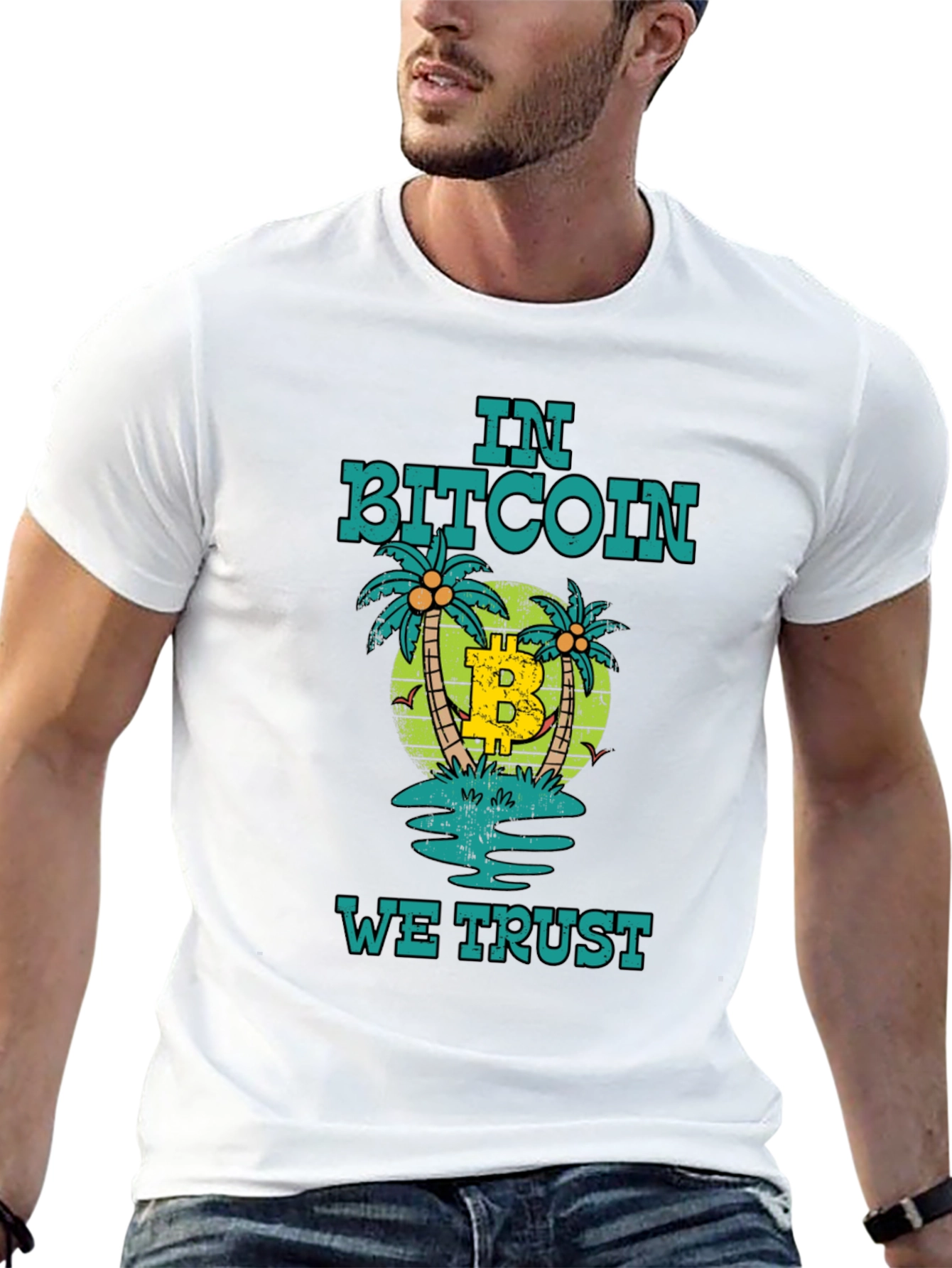 In Bitcoin We Trust T-Shirt - Cryptocurrency Tee