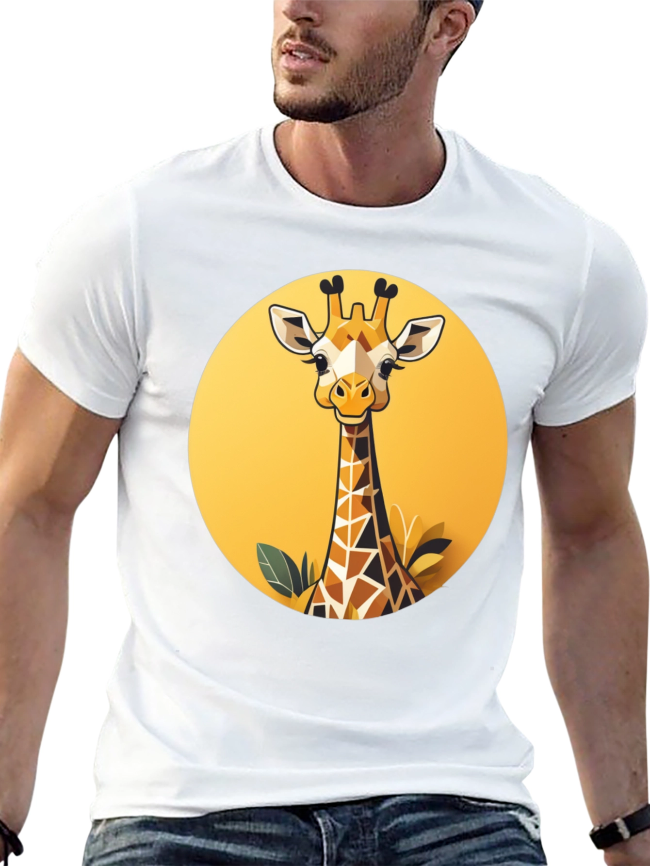 Giraffe Graphic Tee - Stylish & Unique