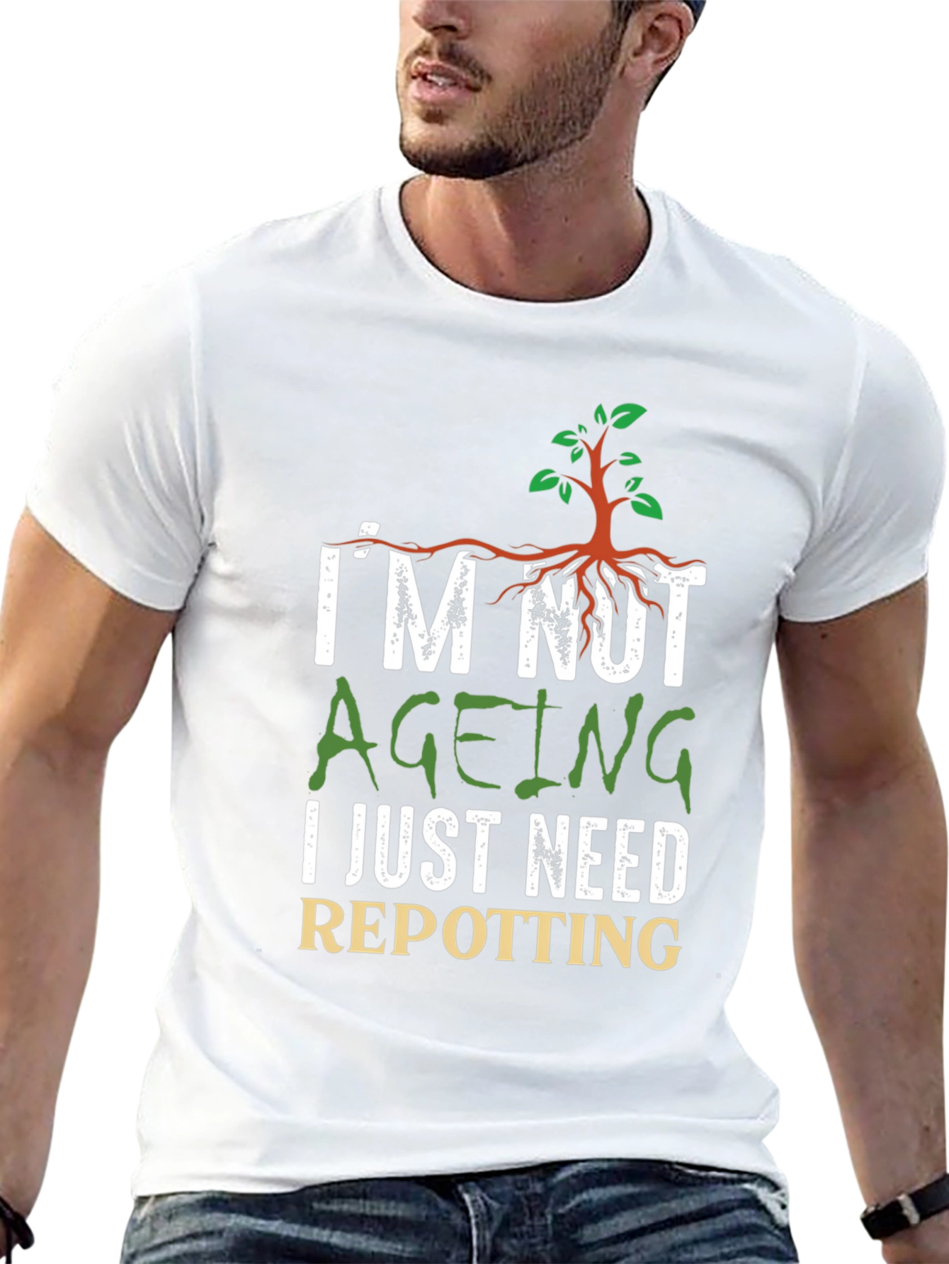 Im Not Ageing Repotting Graphic Tee