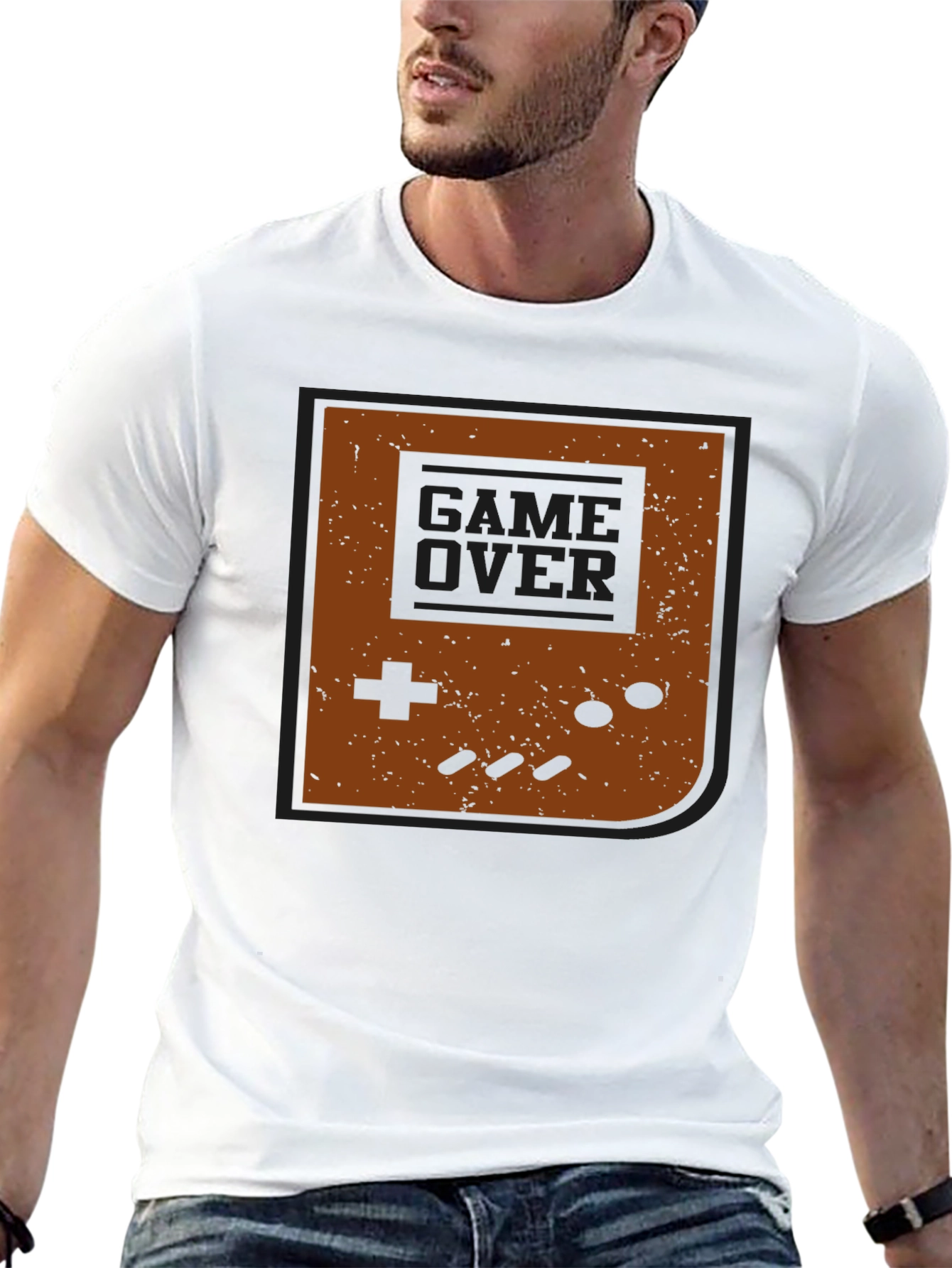 Retro Game Over T-Shirt - Classic Gaming Style