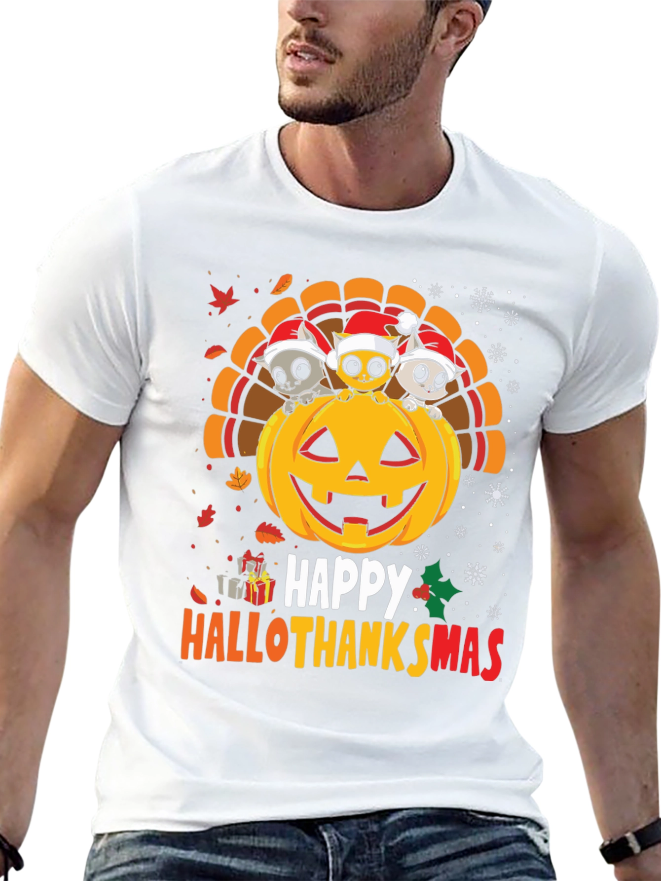 Happy Hallothanksmas T-Shirt