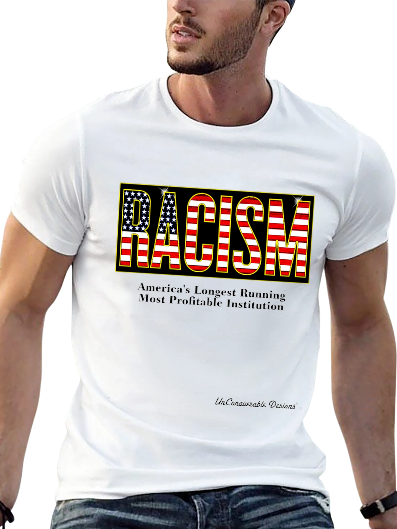 Statement T-Shirt: Racism - Americas Institution