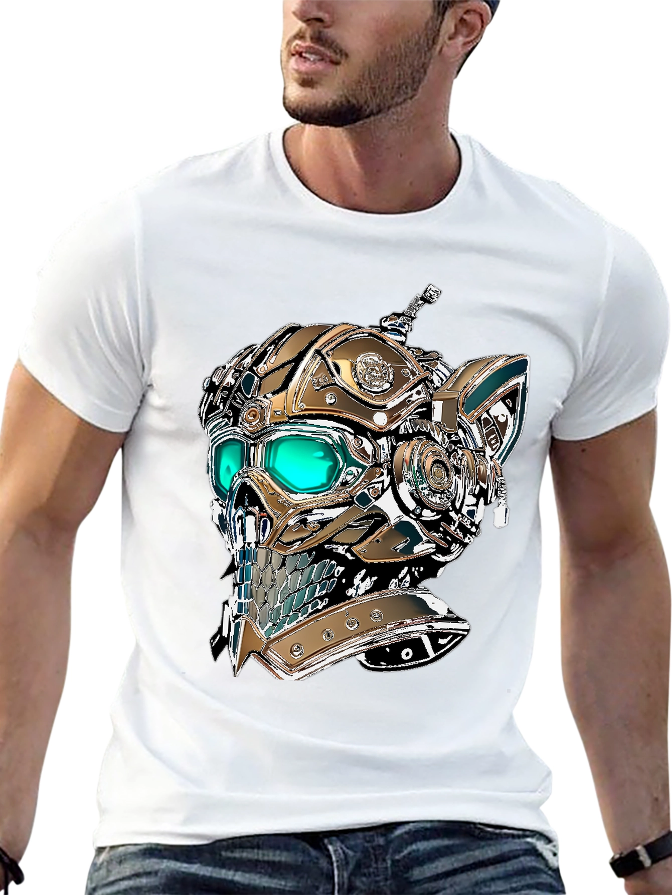 Cyberpunk Skull T-Shirt