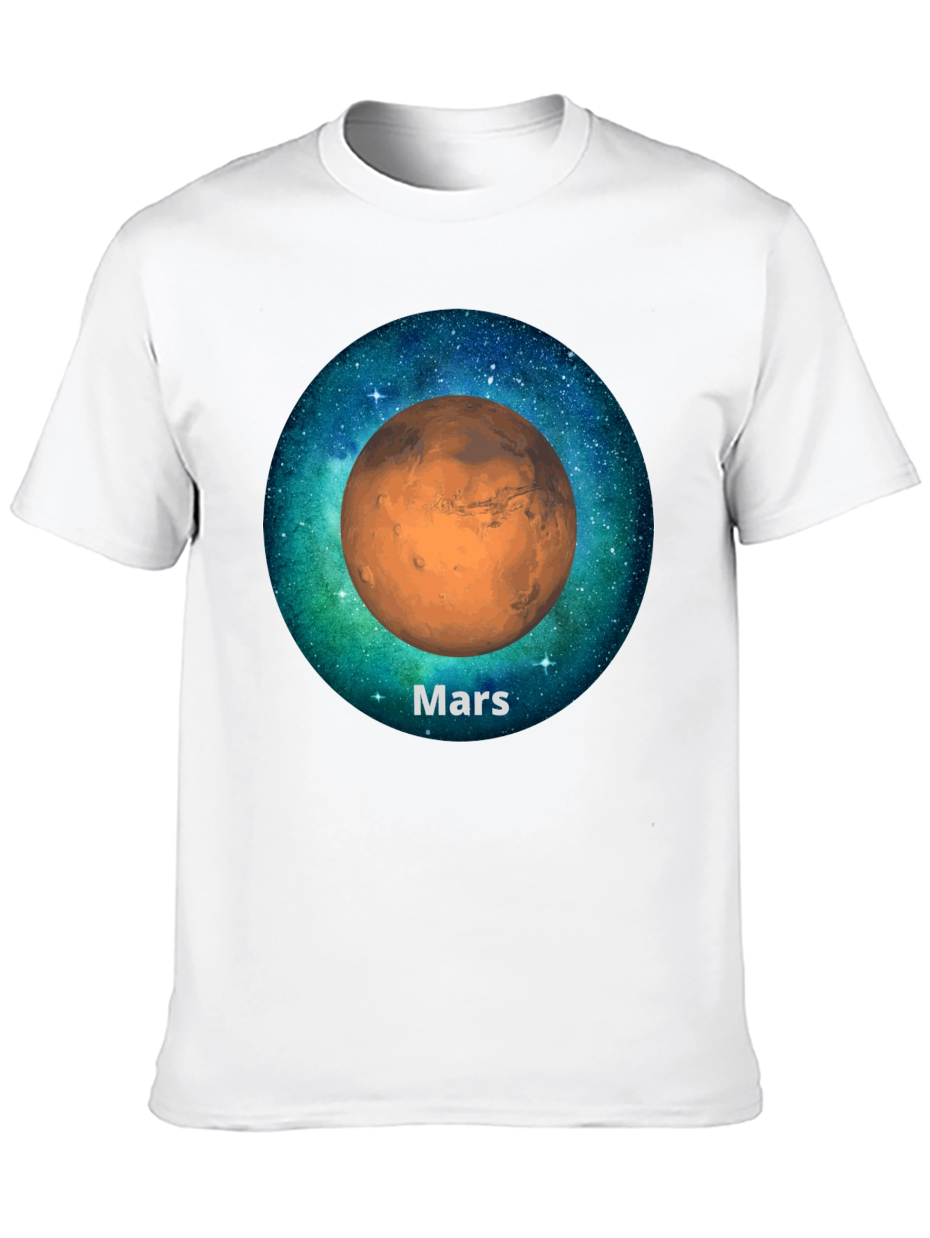 Mars Planet Graphic T-Shirt - Space Theme Tee