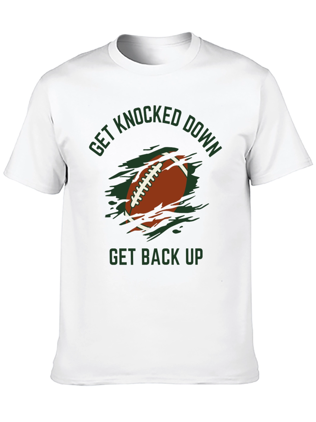Football Knocked Down Graphic Tee