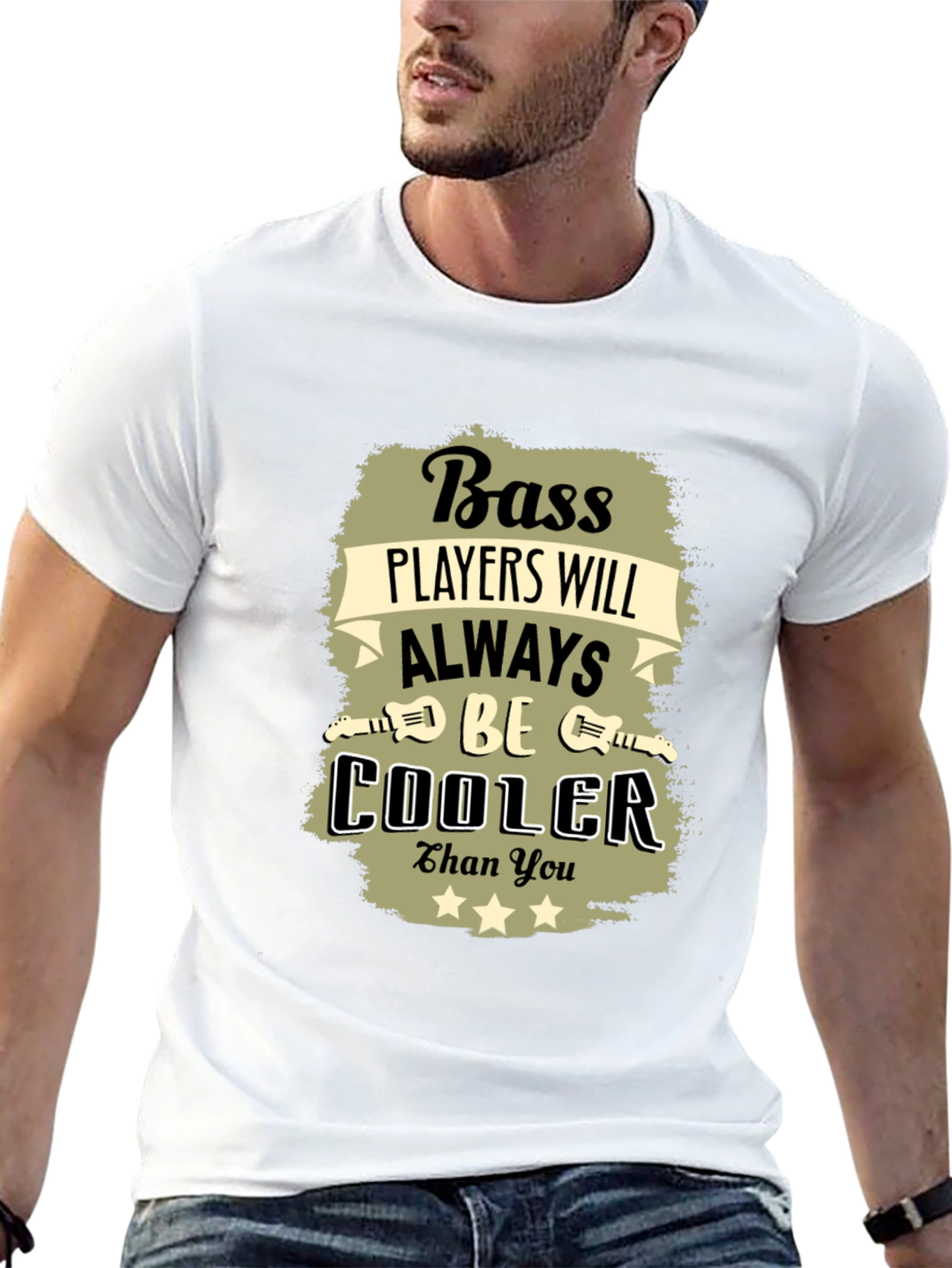 Bass Player T-Shirt - Always Cooler Than You!