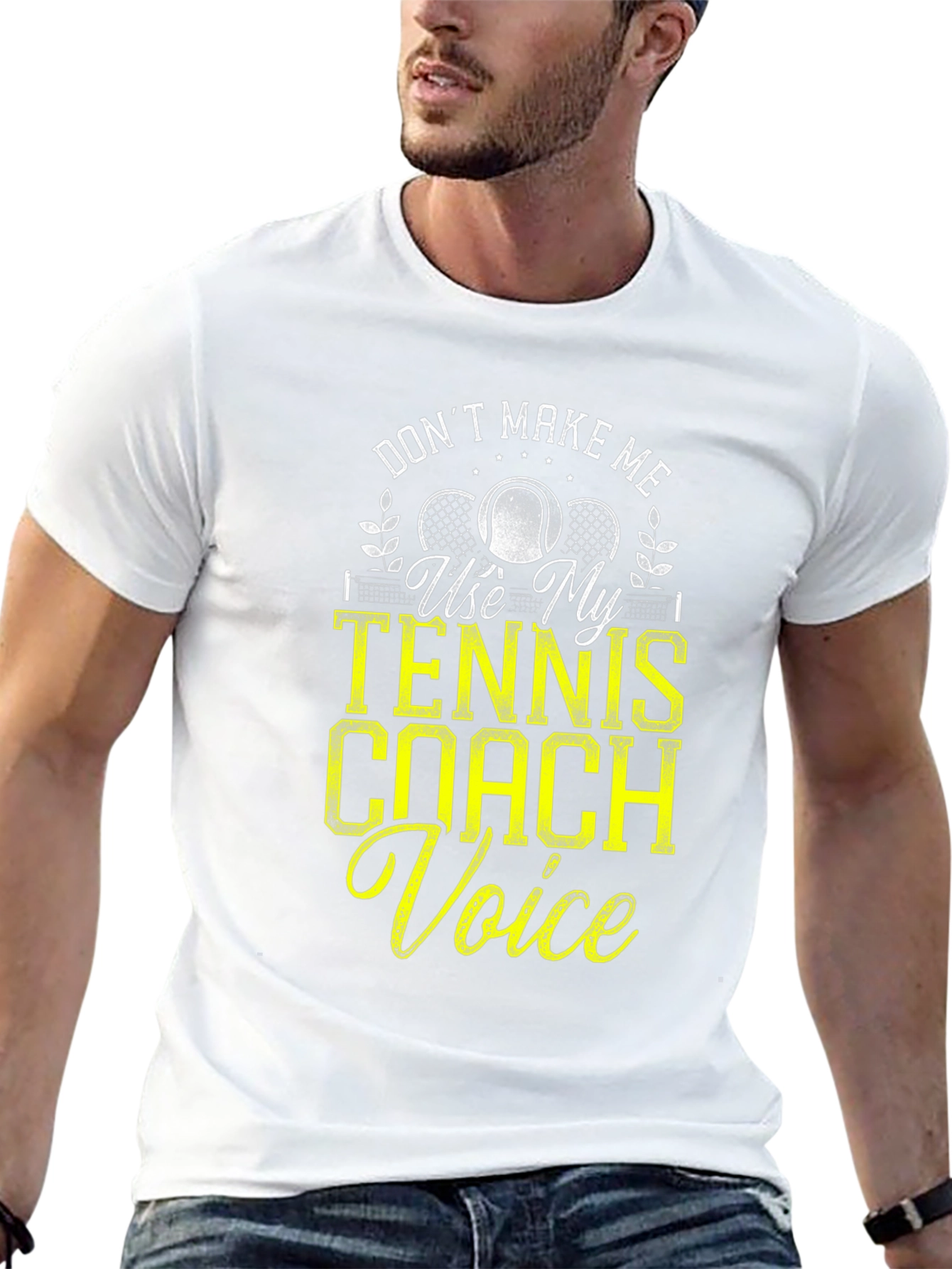 Tennis Coach Voice Graphic Tee