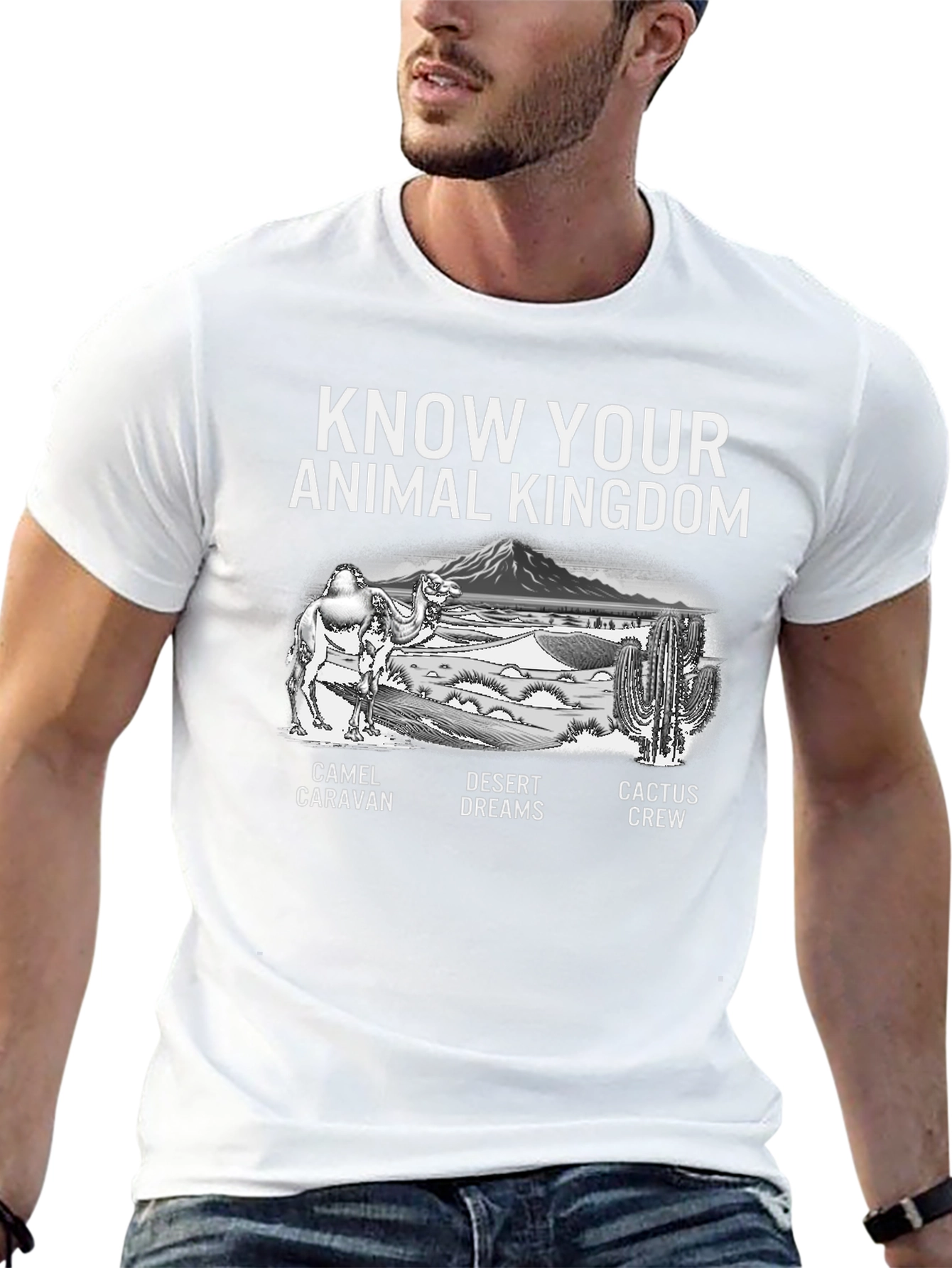 Know Your Animal Kingdom Desert Graphic T-Shirt