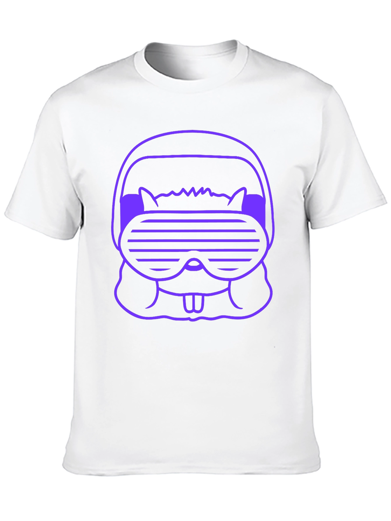 Retro Gamer Squirrel Graphic Tee - Black