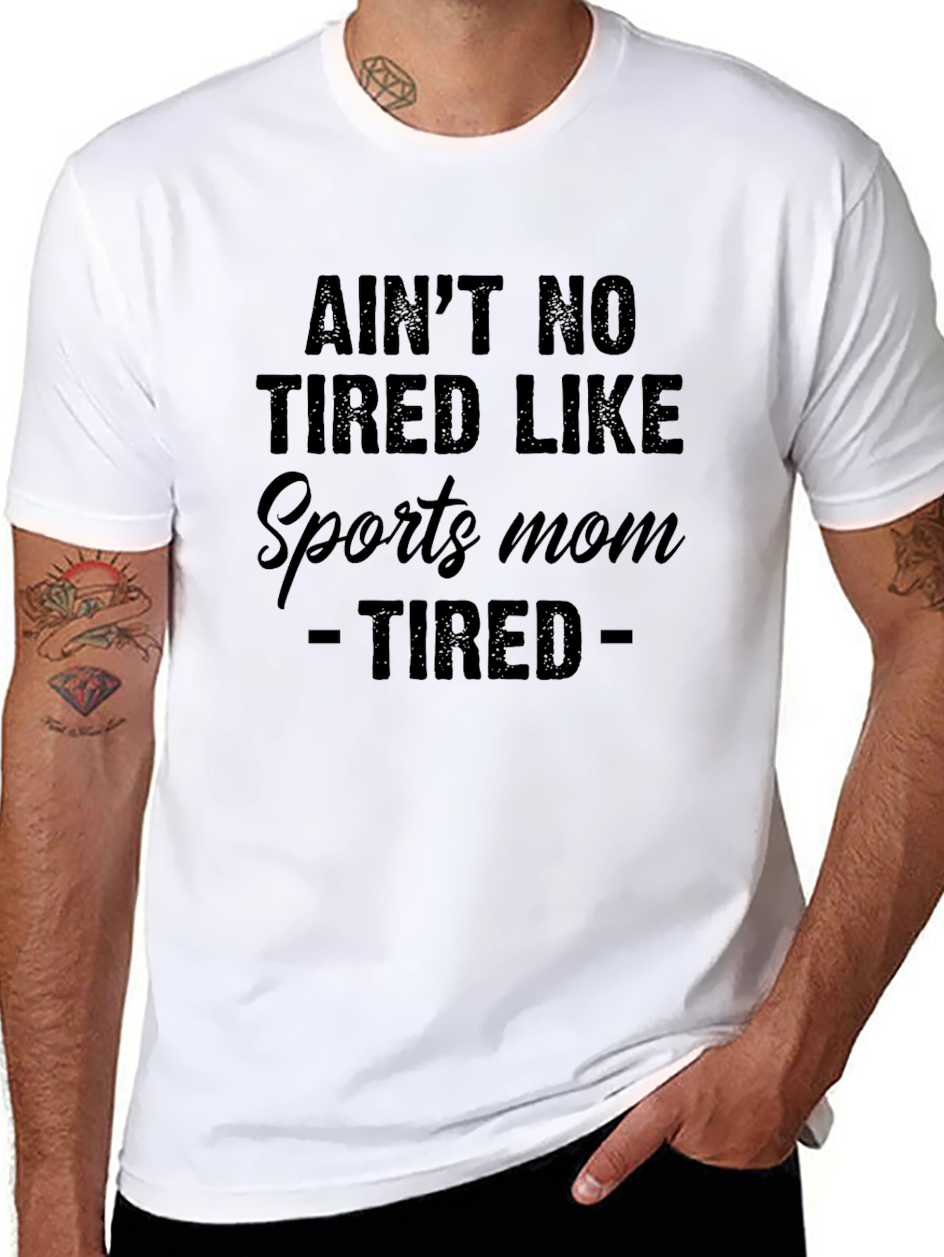 Aint No Tired Like Sports Mom T-Shirt
