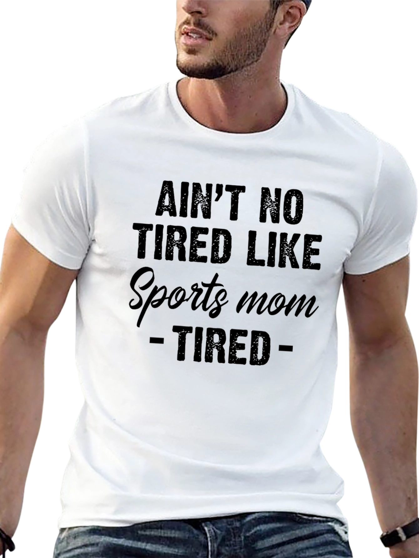 Aint No Tired Like Sports Mom T-Shirt