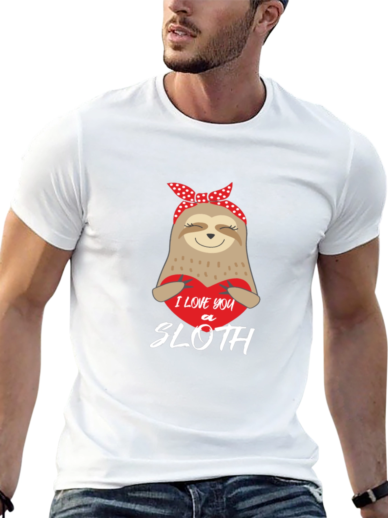 I Love You a Sloth T-Shirt Cute Sloth Tee