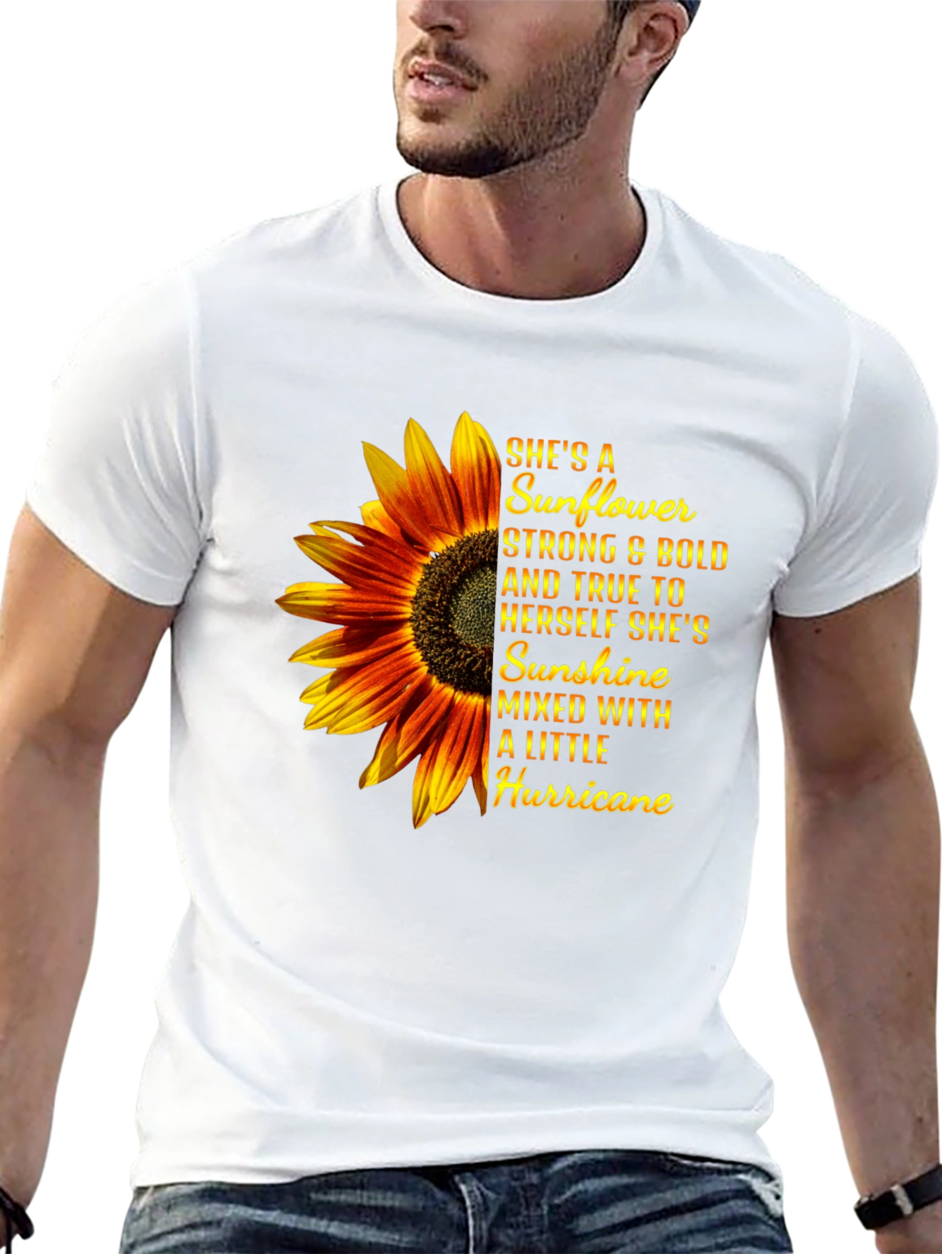 Sunflower Hurricane Graphic T-Shirt