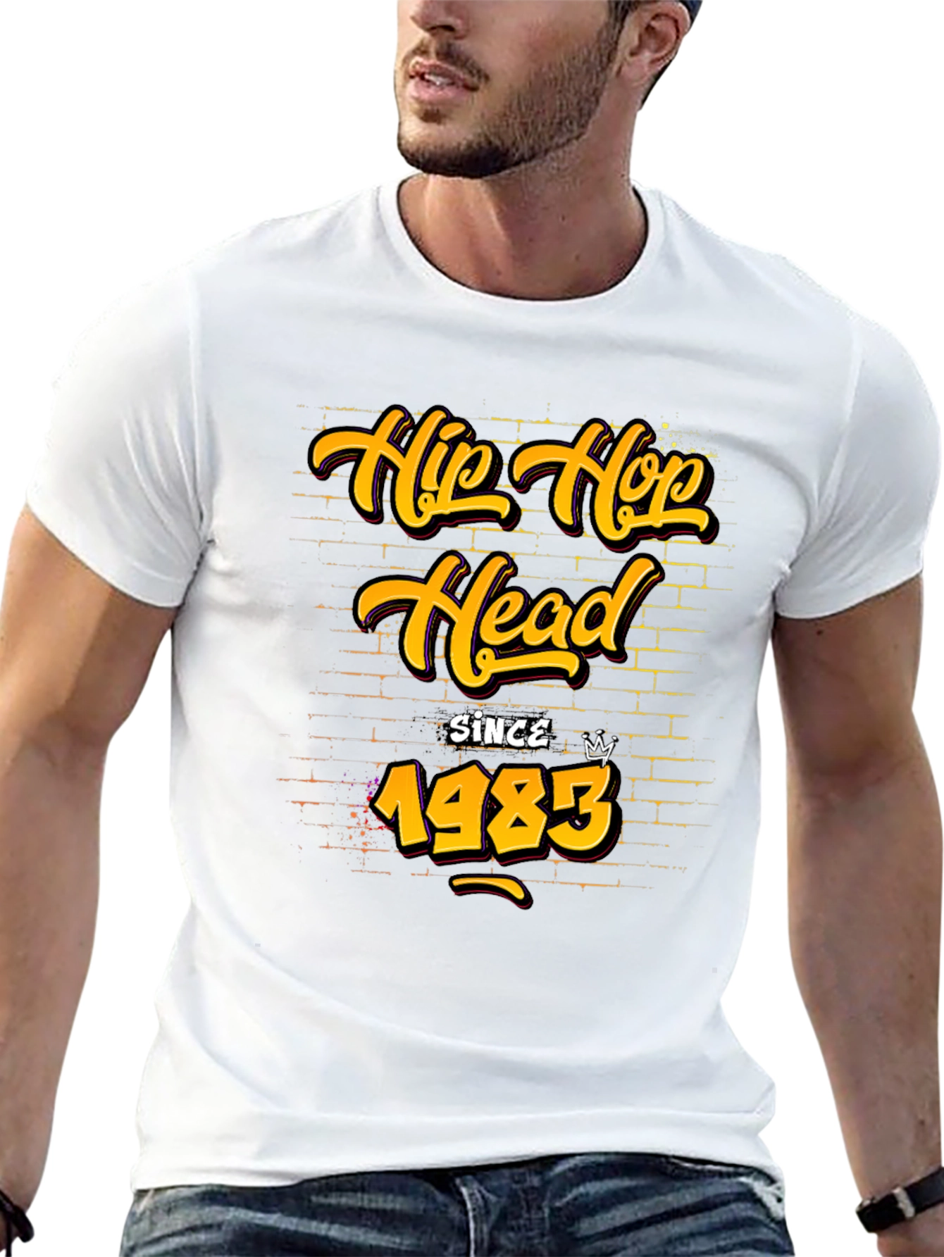 Hip Hop Head Since 1983 Graphic T-Shirt