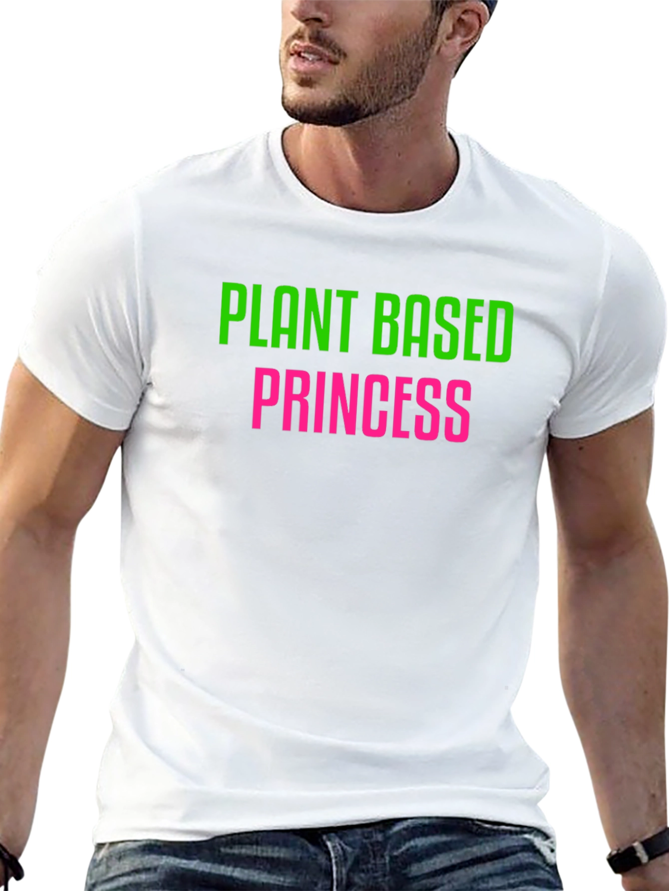 Plant Based Princess Black T-Shirt