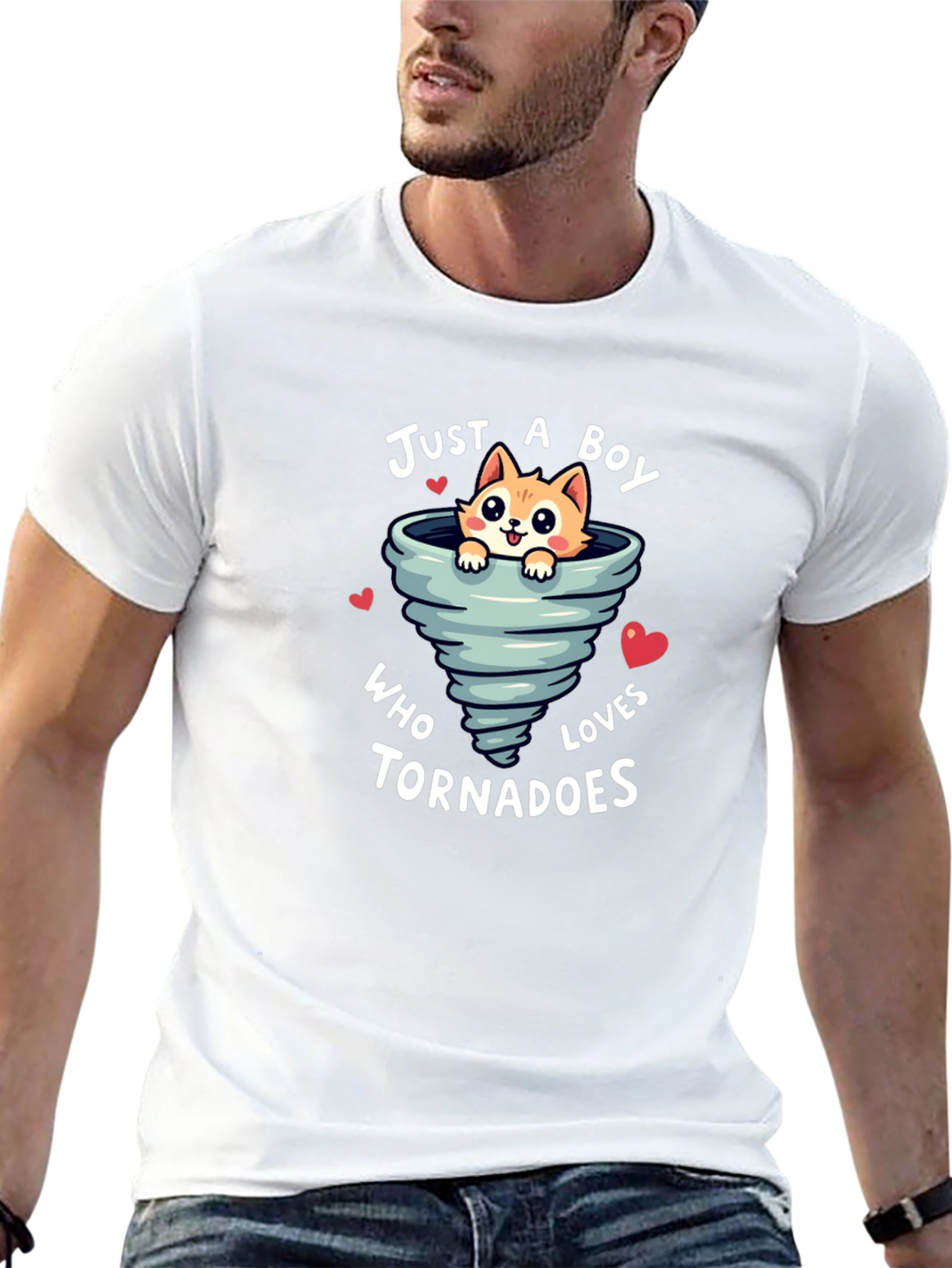 Just A Boy Who Loves Tornadoes T-Shirt