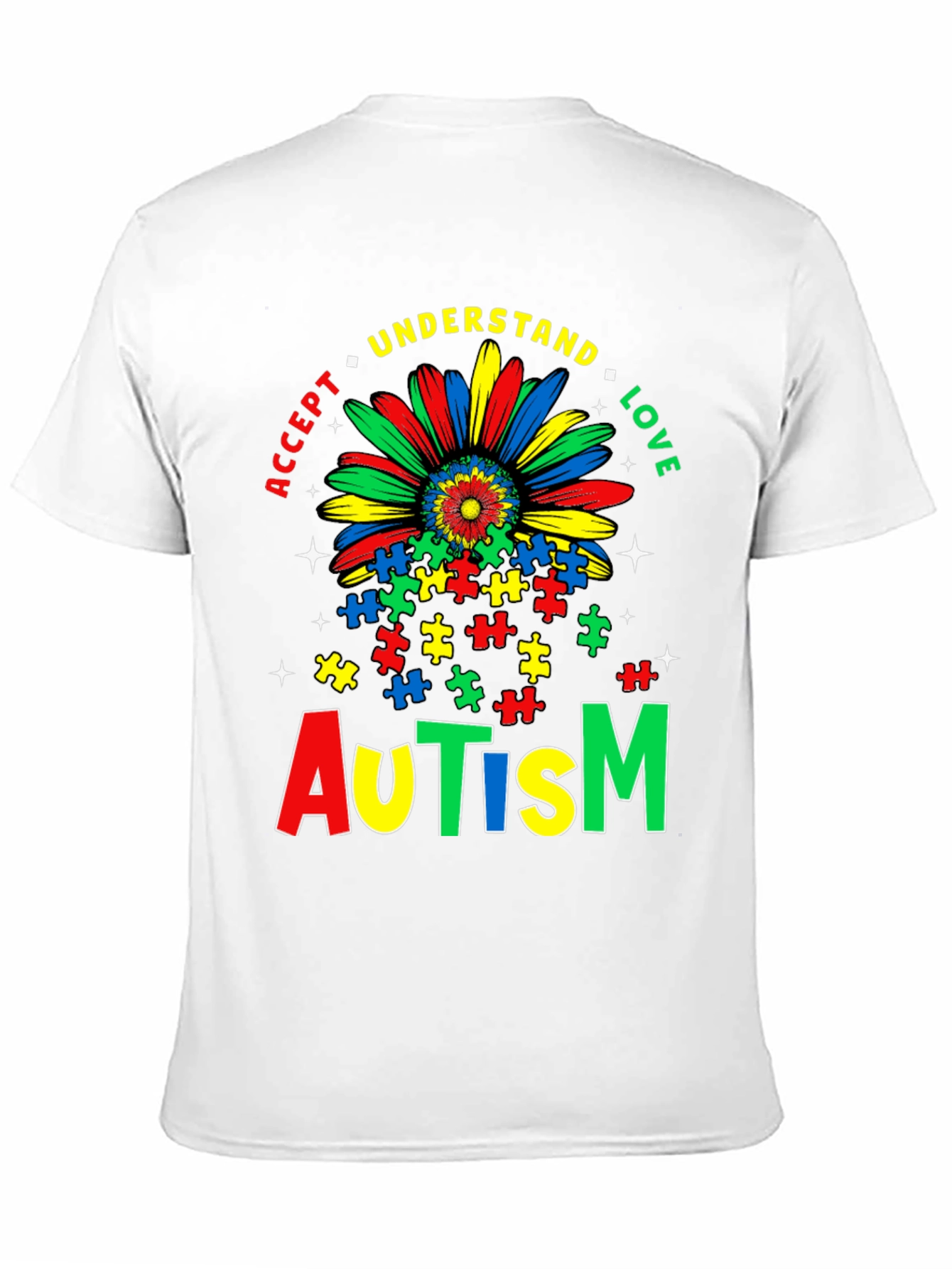 Autism Awareness T-Shirt: Accept Understand Love